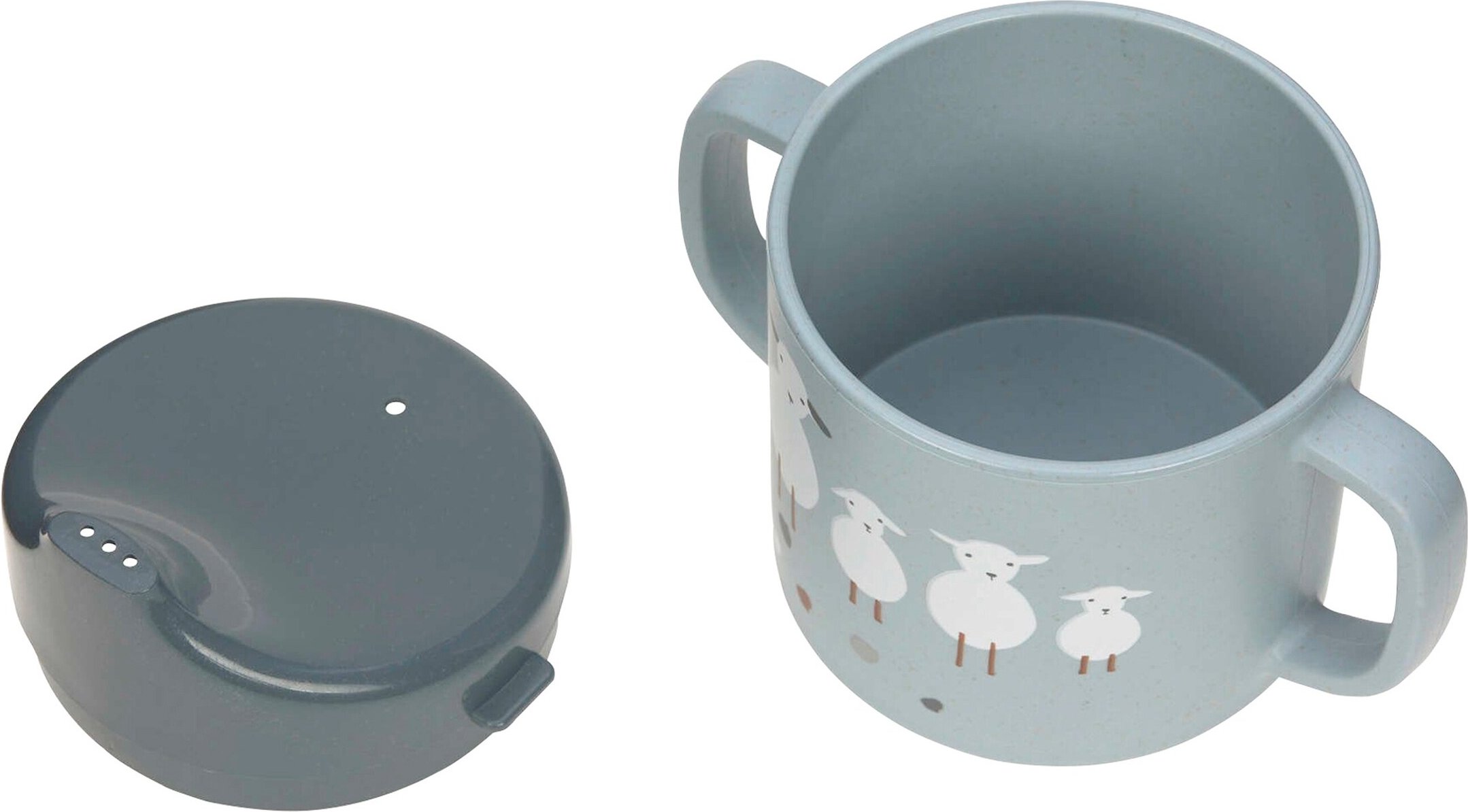 Lässig Trinklernbecher mit Henkel mit Zellulose