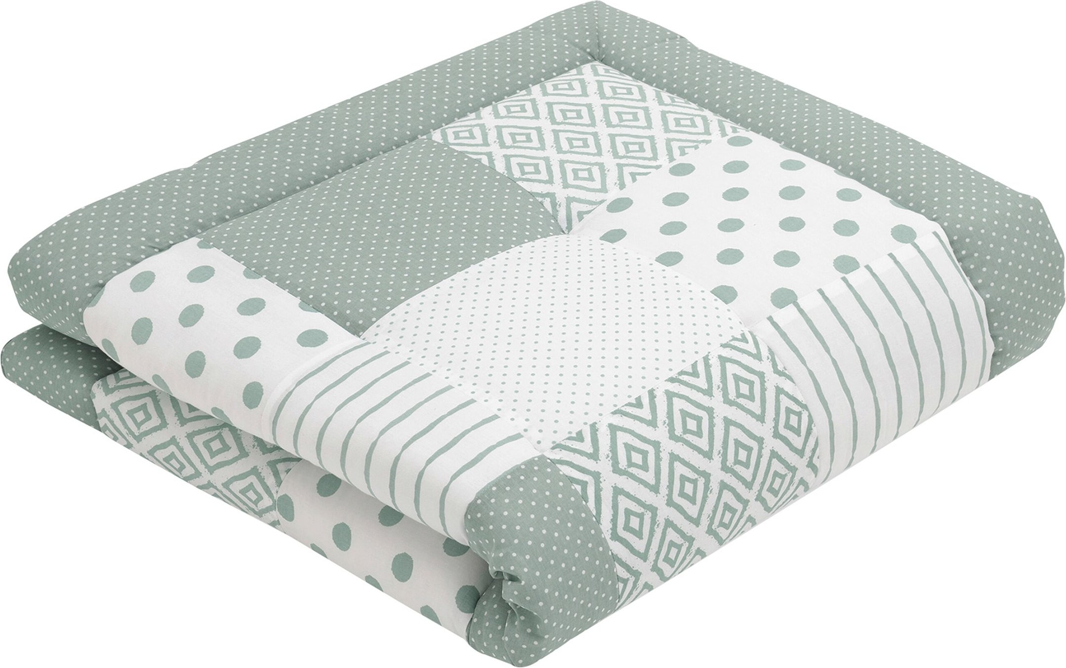 Emma & Noah Krabbeldecke Patchwork 200x200 cm