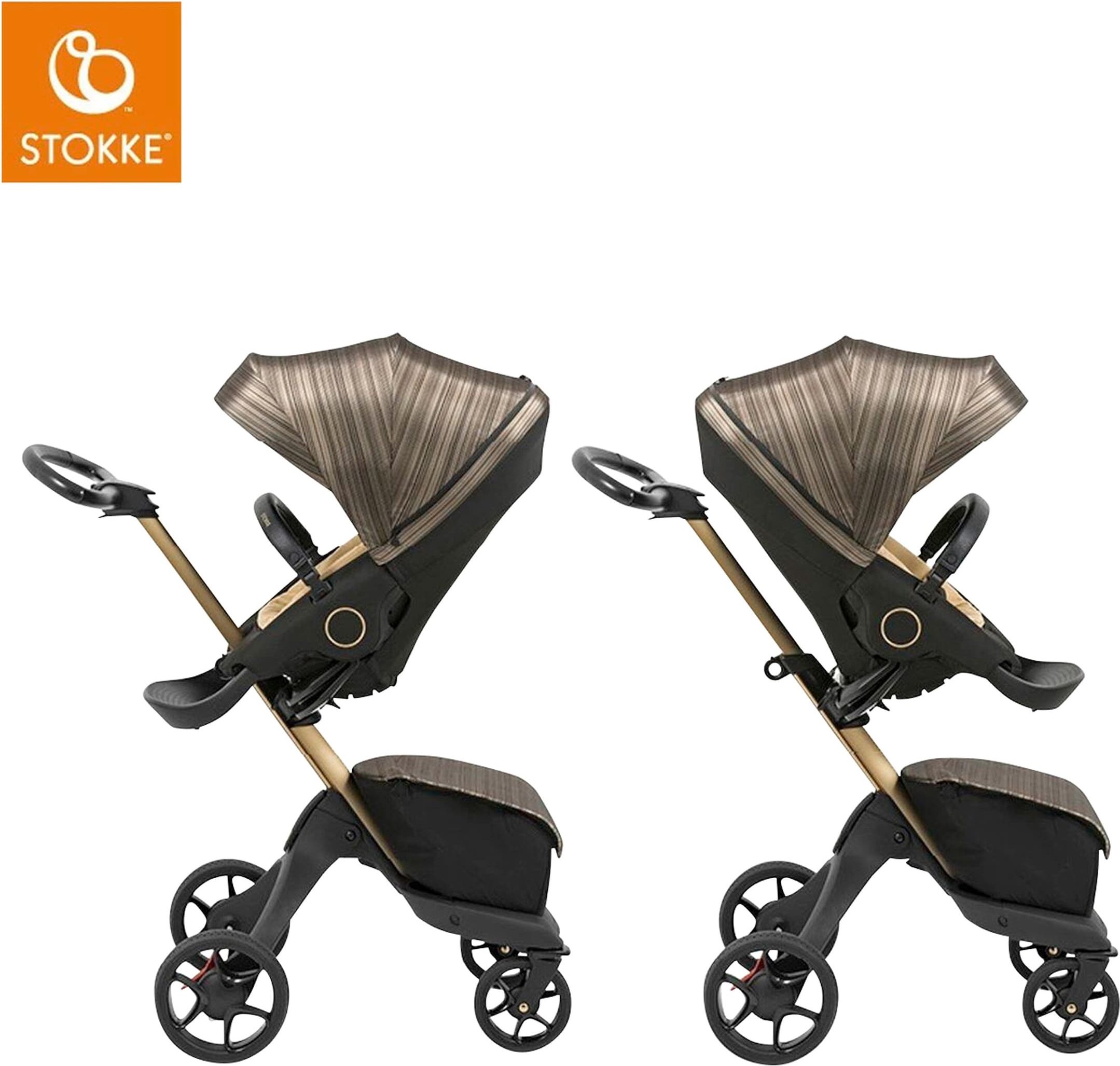 Stokke® Xplory® Kinderwagen Xplory X schwarz | gold