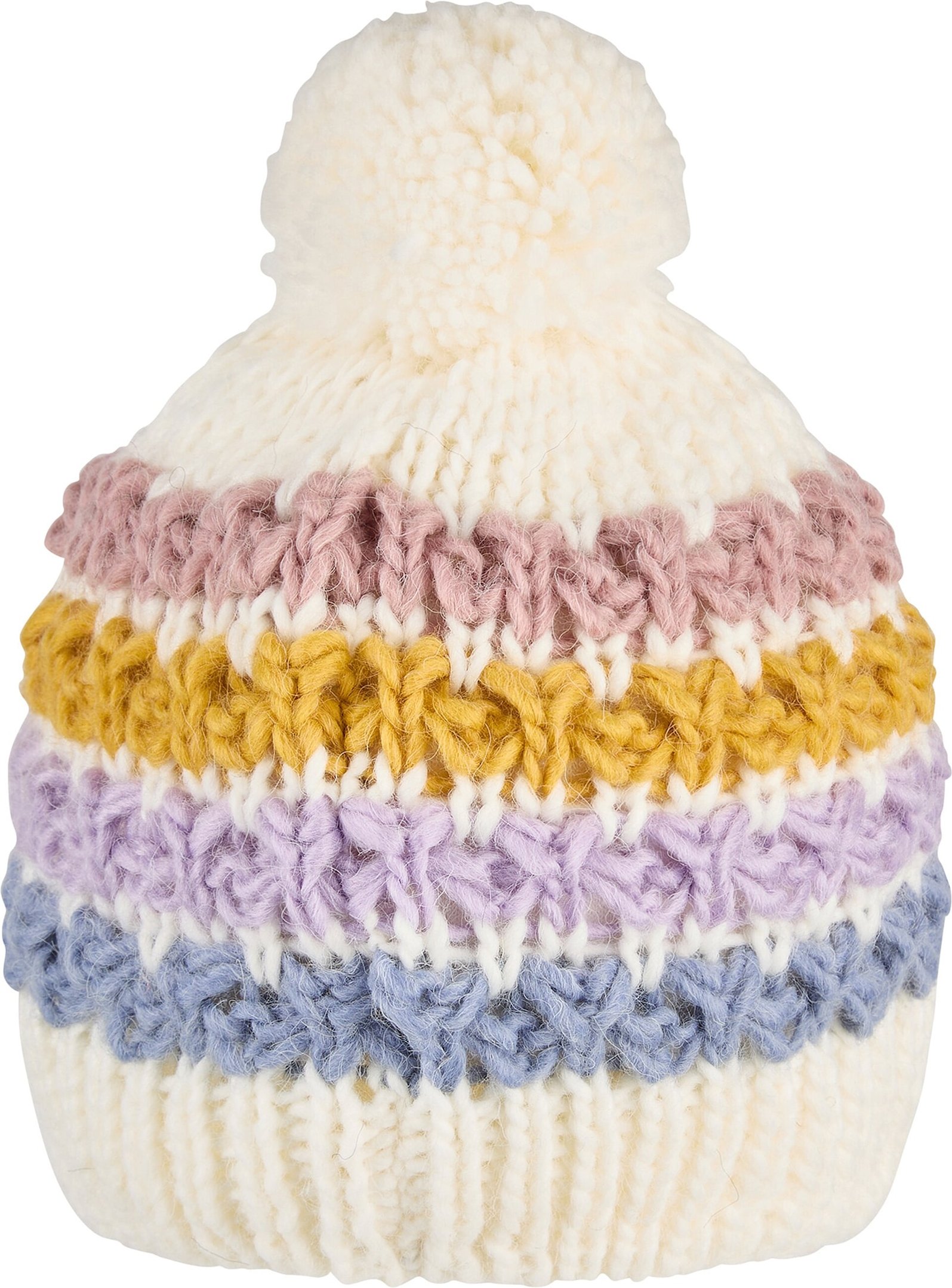 Thumbnail - Sterntaler Winter-Strickmütze Bommel Streifen