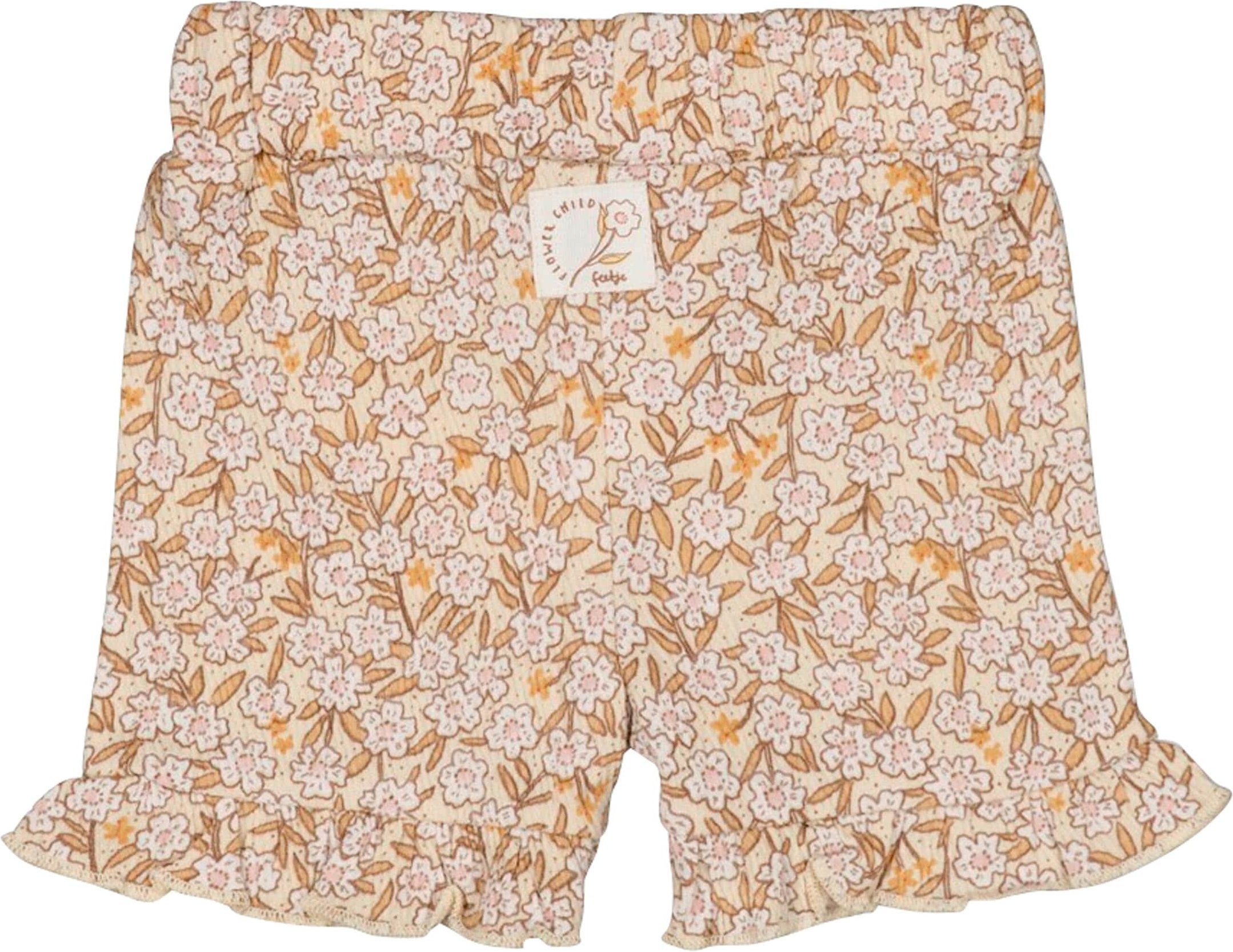 Feetje Krepp-Shorts Blumen Rüschen
