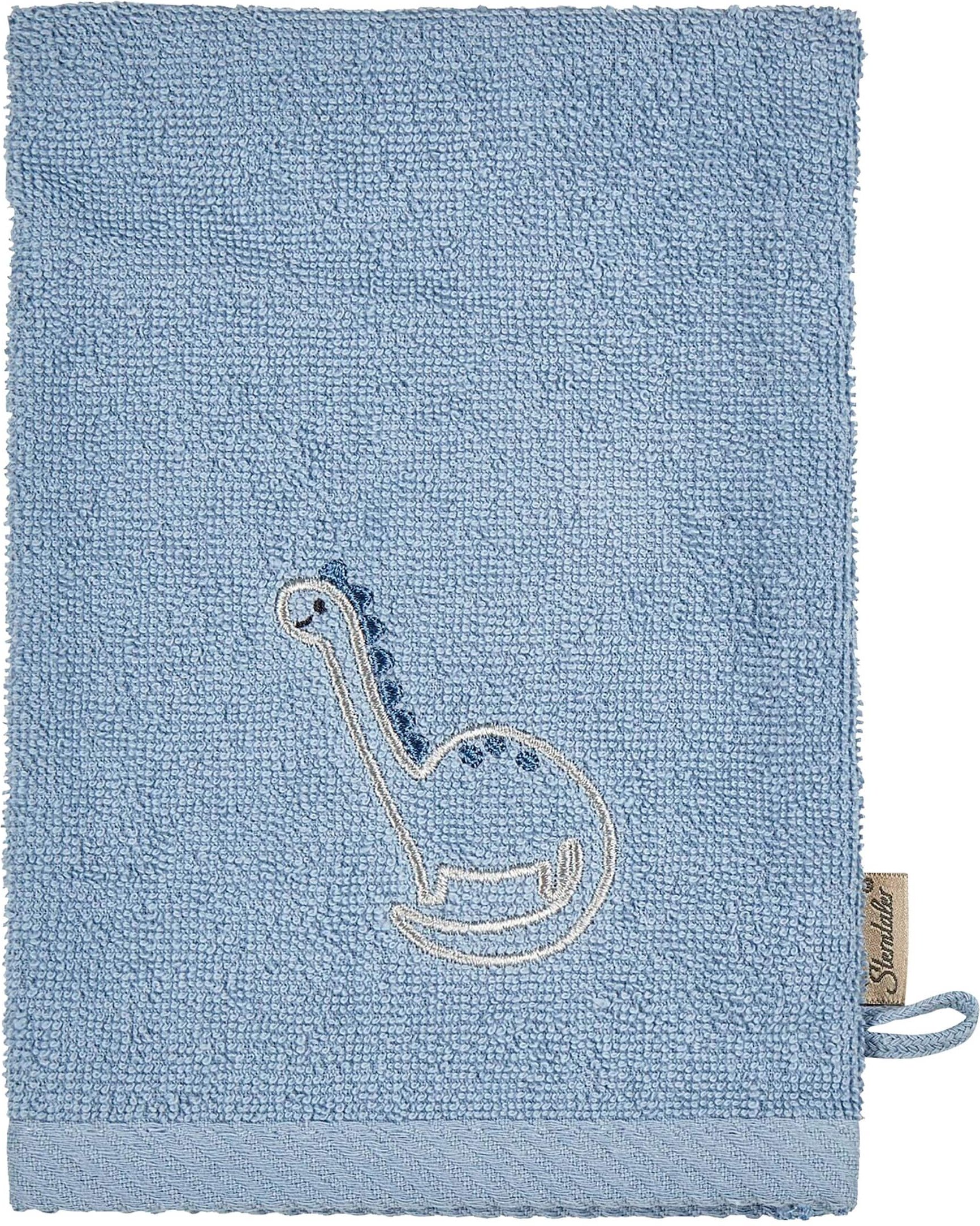 Sterntaler 2er-Pack Waschlappen blau | beige