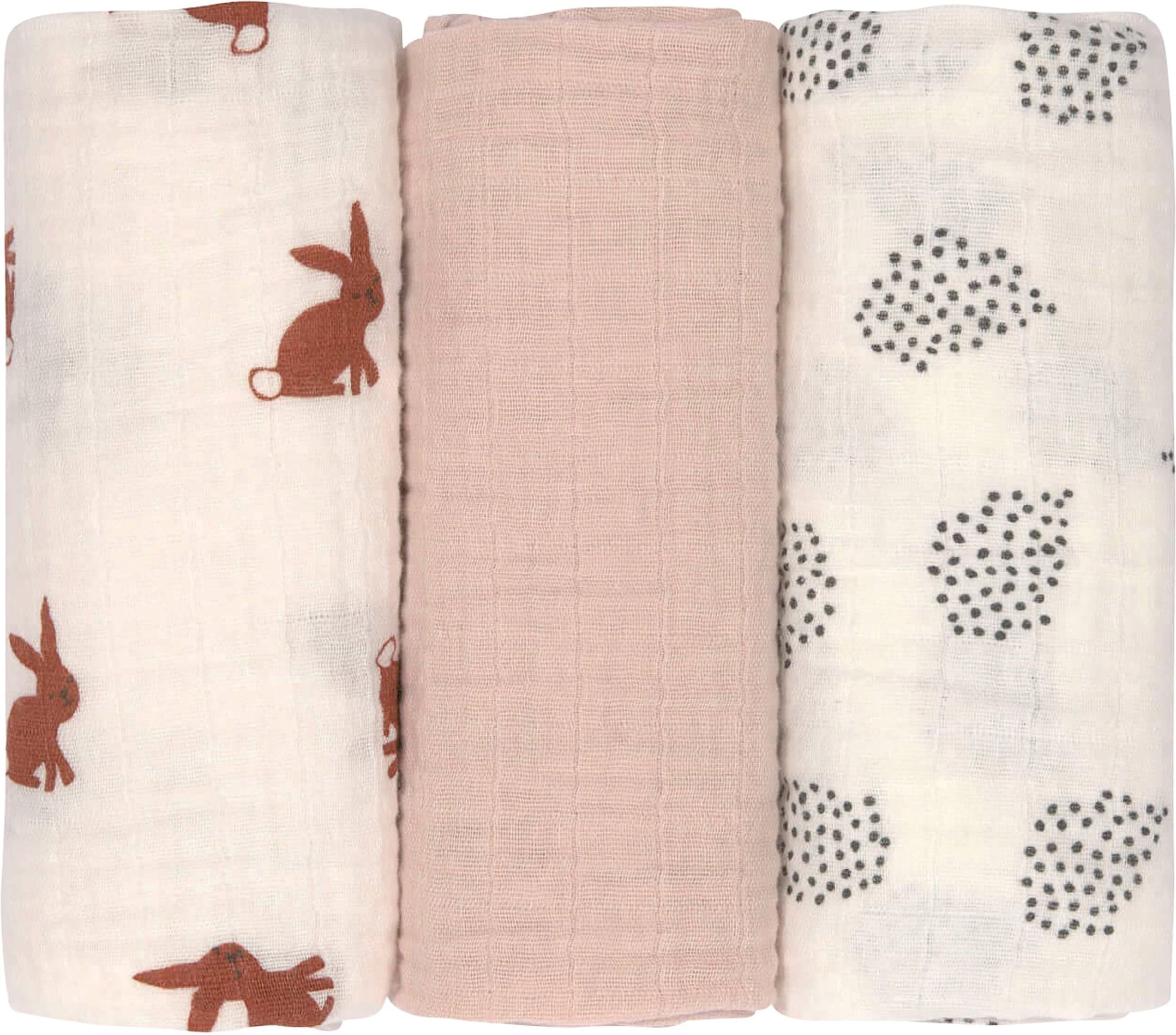 Lässig 3er-Pack Mullwindeln 60x60 cm