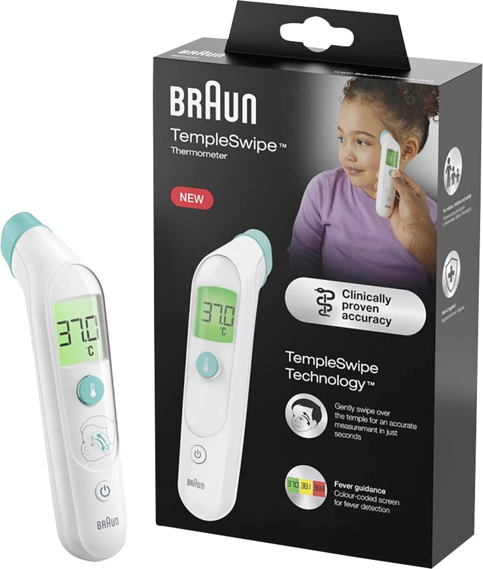 Braun Stirn-Thermometer TempleSwipe BST200