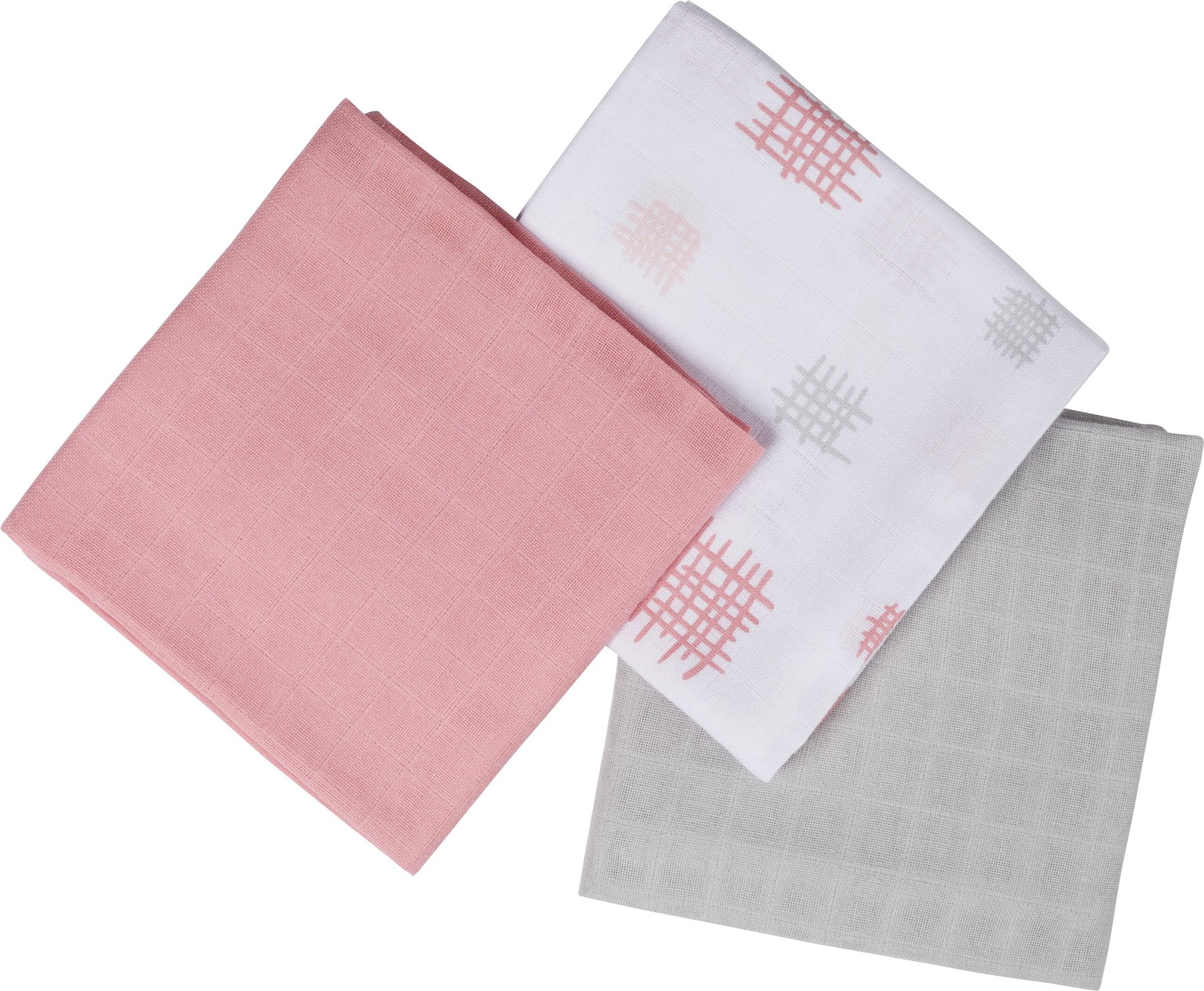 Bornino 3er Pack Mullwindeln 80x80 cm