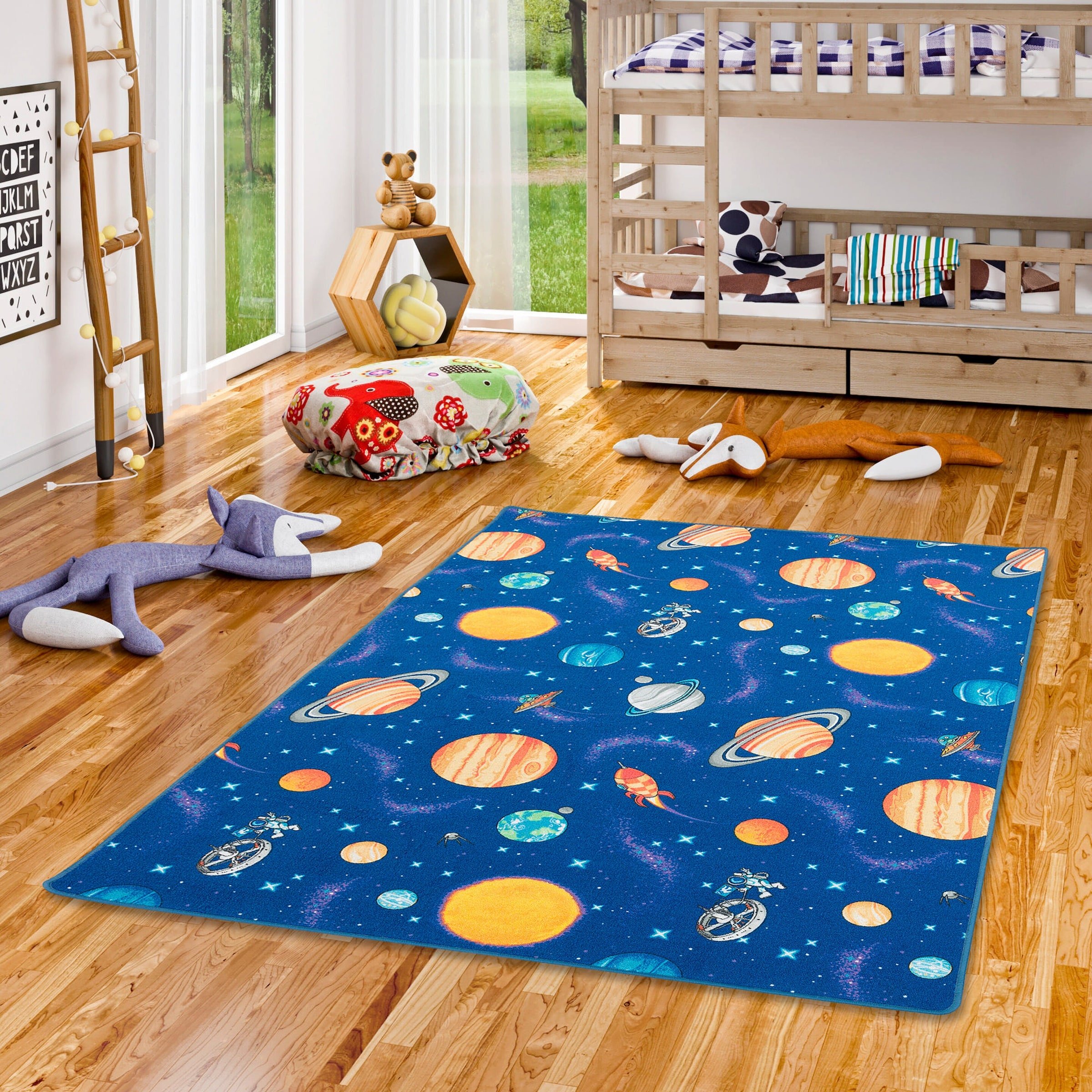 Snapstyle Kinder Spiel Teppich Weltall