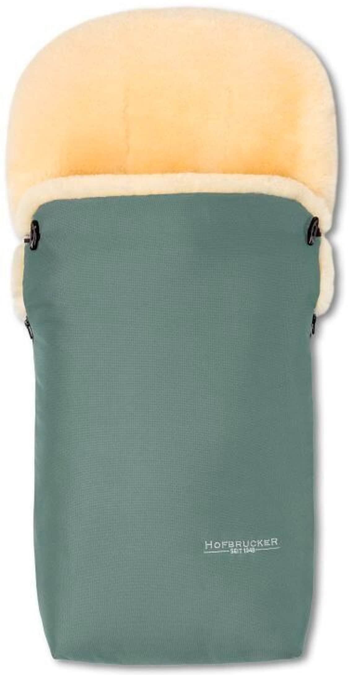 Hofbrucker Kinderwagen Lammfell-Fußsack Putzi tuerkis