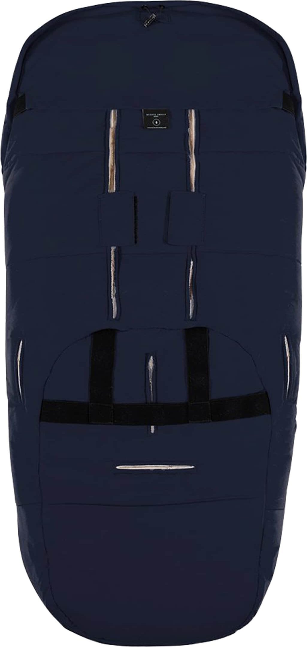 Werner Christ Baby Lammfell-Fußsack Flims blau