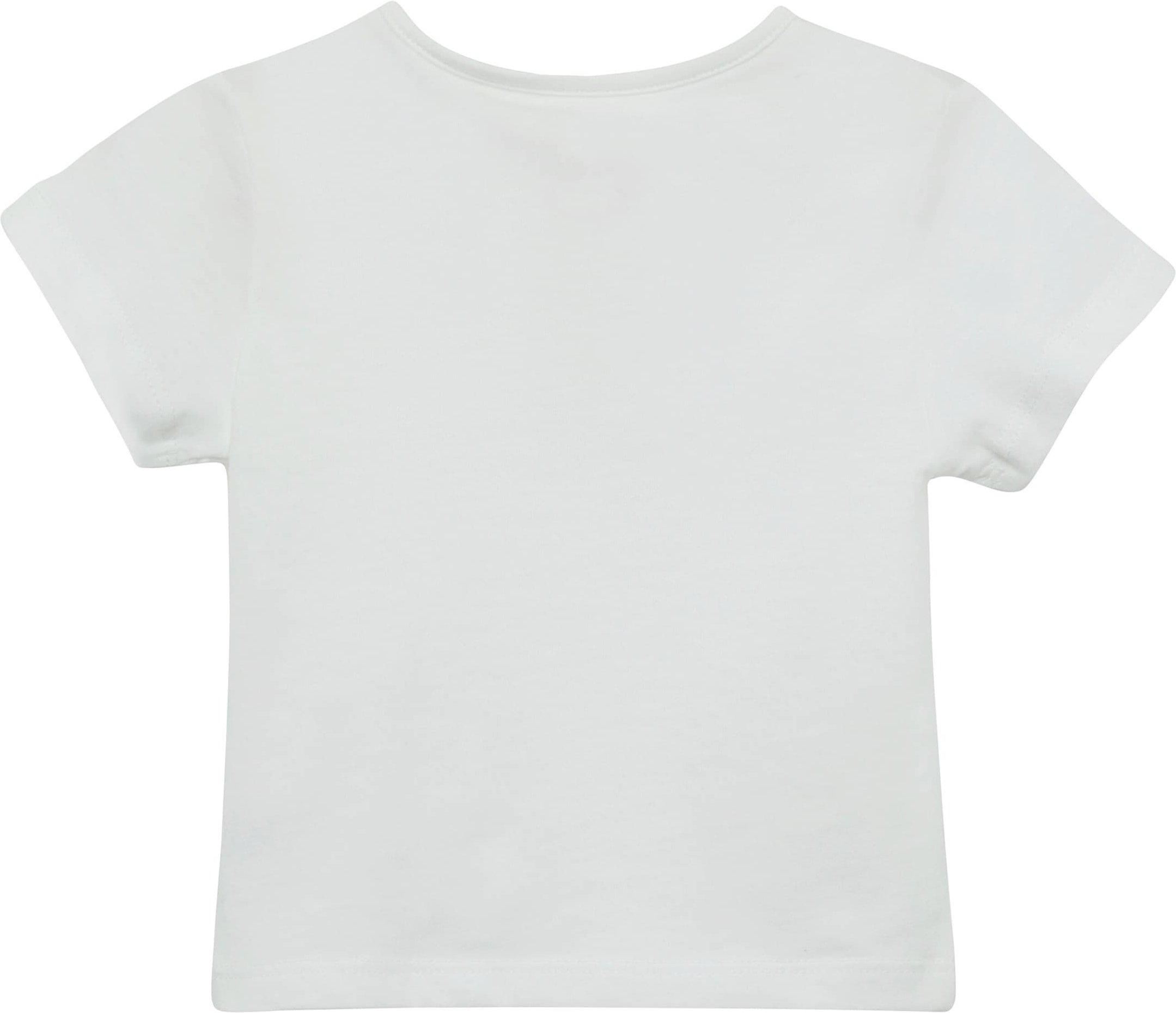 Jersey-Shirt aus Baumwolle mit Glitzerprint