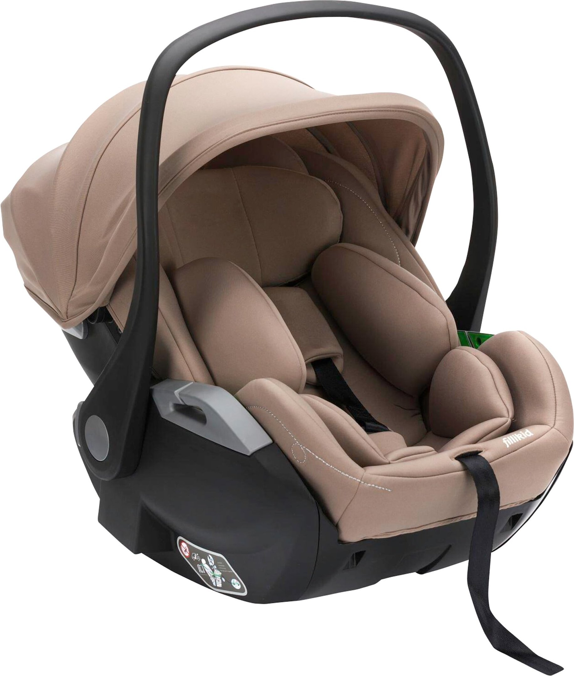 Fillikid Babyschale inkl. Isofix-Basis