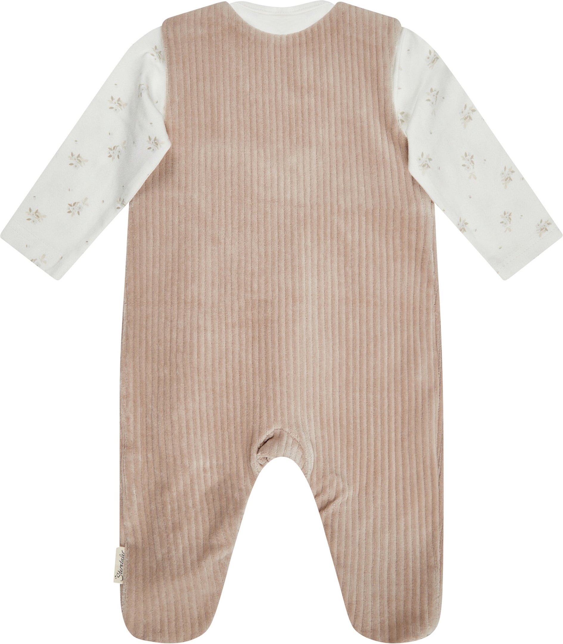 Sterntaler Nicki-Strampler-Set Blumen Cordoptik