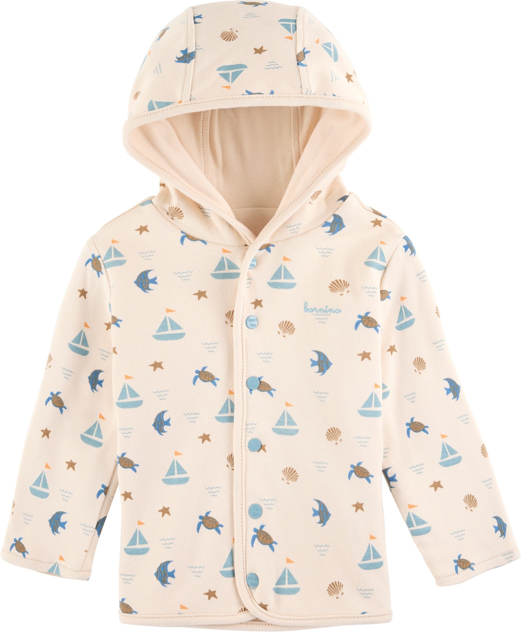 Bornino Sea Life Wendejacke mit Kapuze Maritim