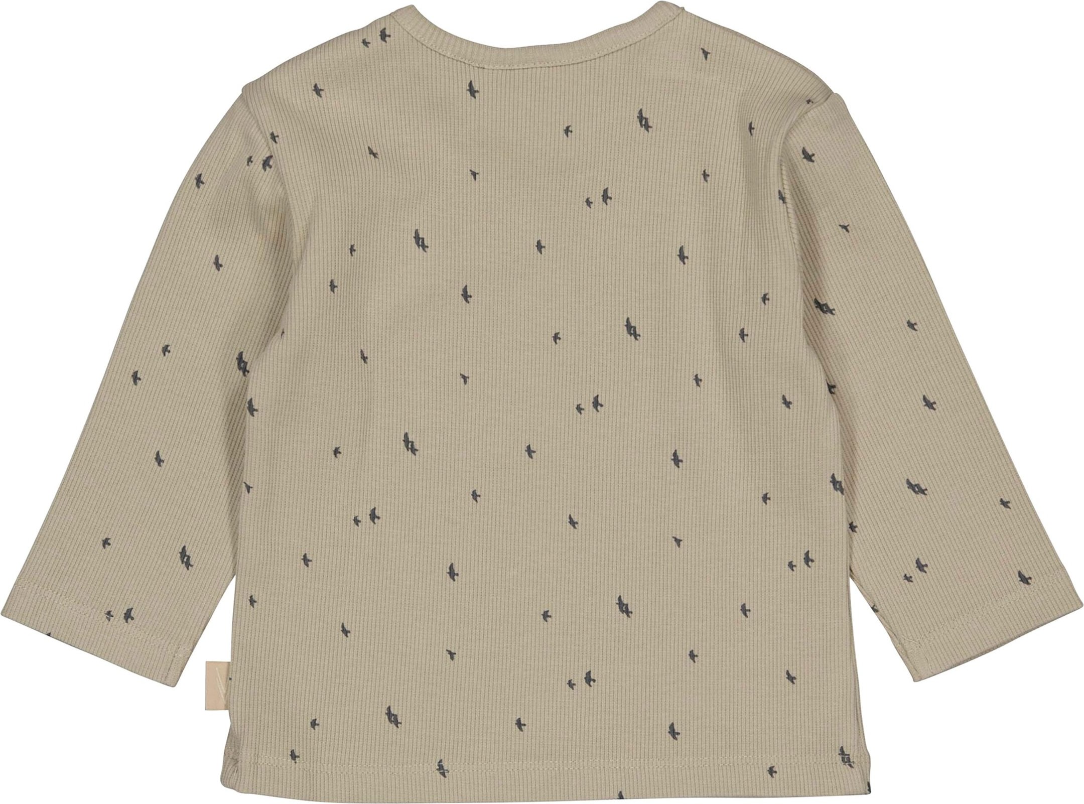 Levv Shirt langarm Vögel Rippqualität