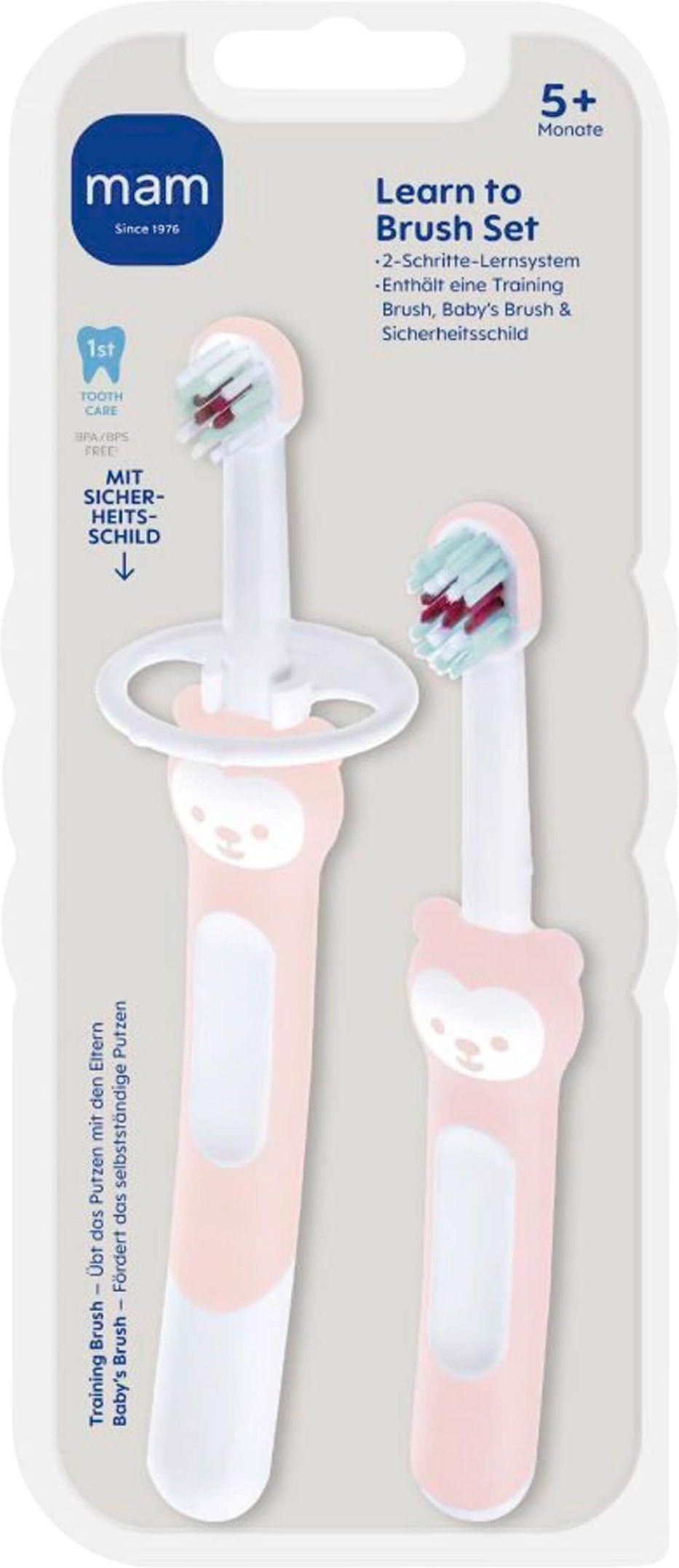 Mam 2-tlg. Baby-Zahnbürsten-Set Learn to Brush