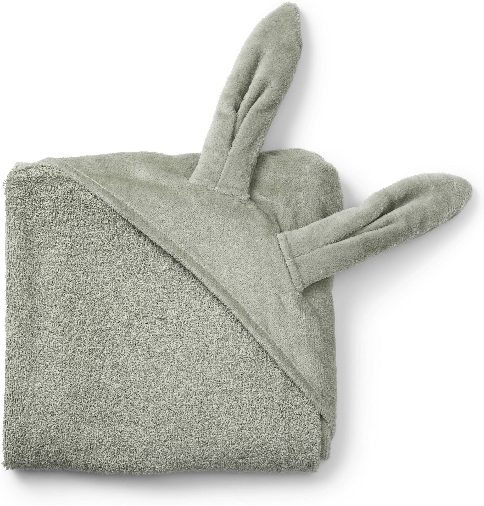 Elodie Kapuzenhandtuch - Mineral Green Bunny