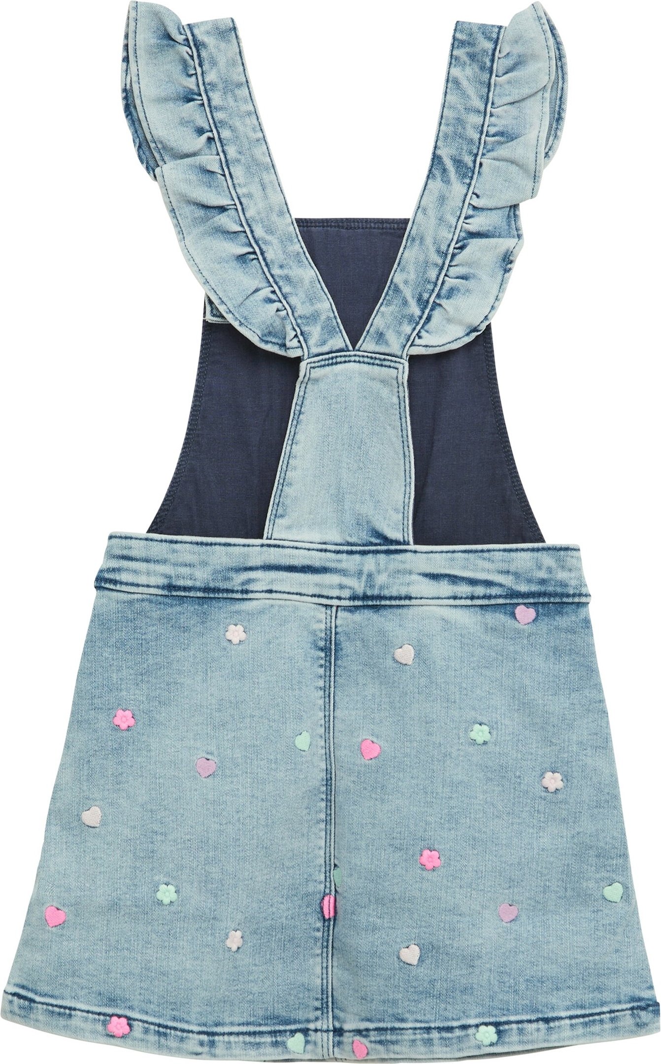 S.Oliver Jeans-Latzkleid Herzen