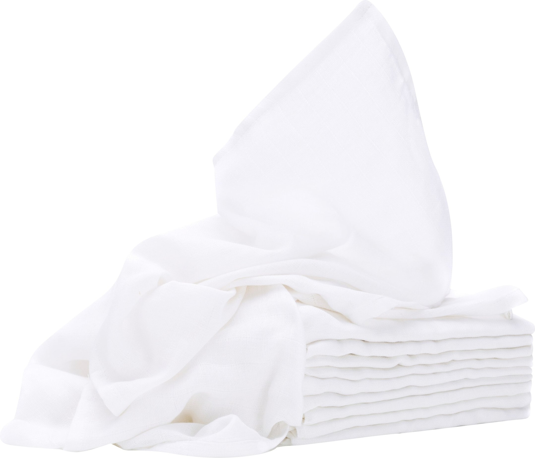 Bornino Lieblinge 10er-Pack Mullwindeln 80x80 cm