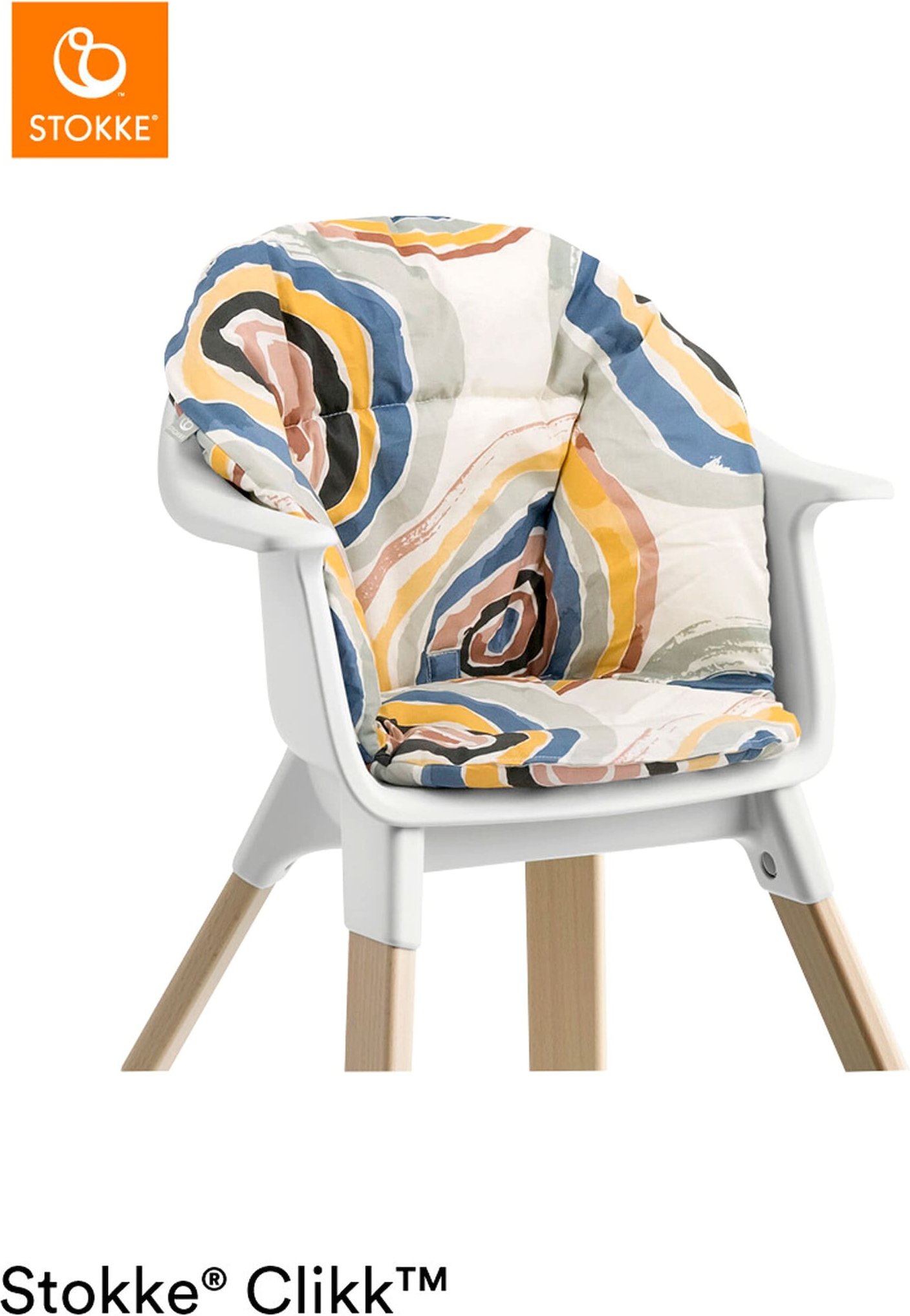 Stokke® Clikk™ Sitzkissen Organic Cotton mit schmutzabweisender Beschichtung