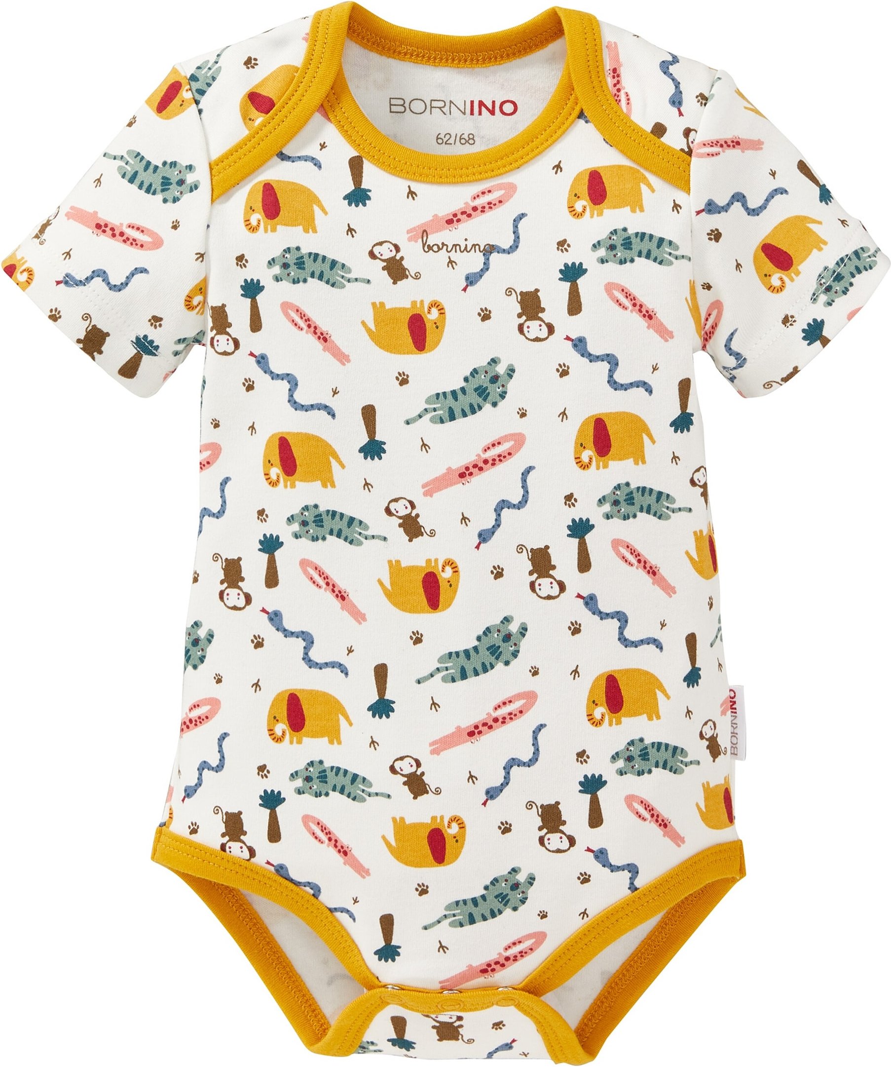 Bornino Zoo 2er-Pack Bodys kurzarm Zoo