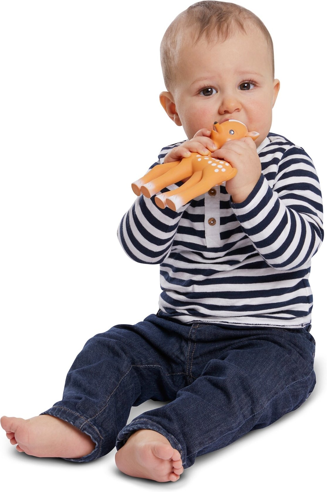 Sophie La Girafe Beißring & Greifling FanFan das Rehkitz aus Naturkautschuk