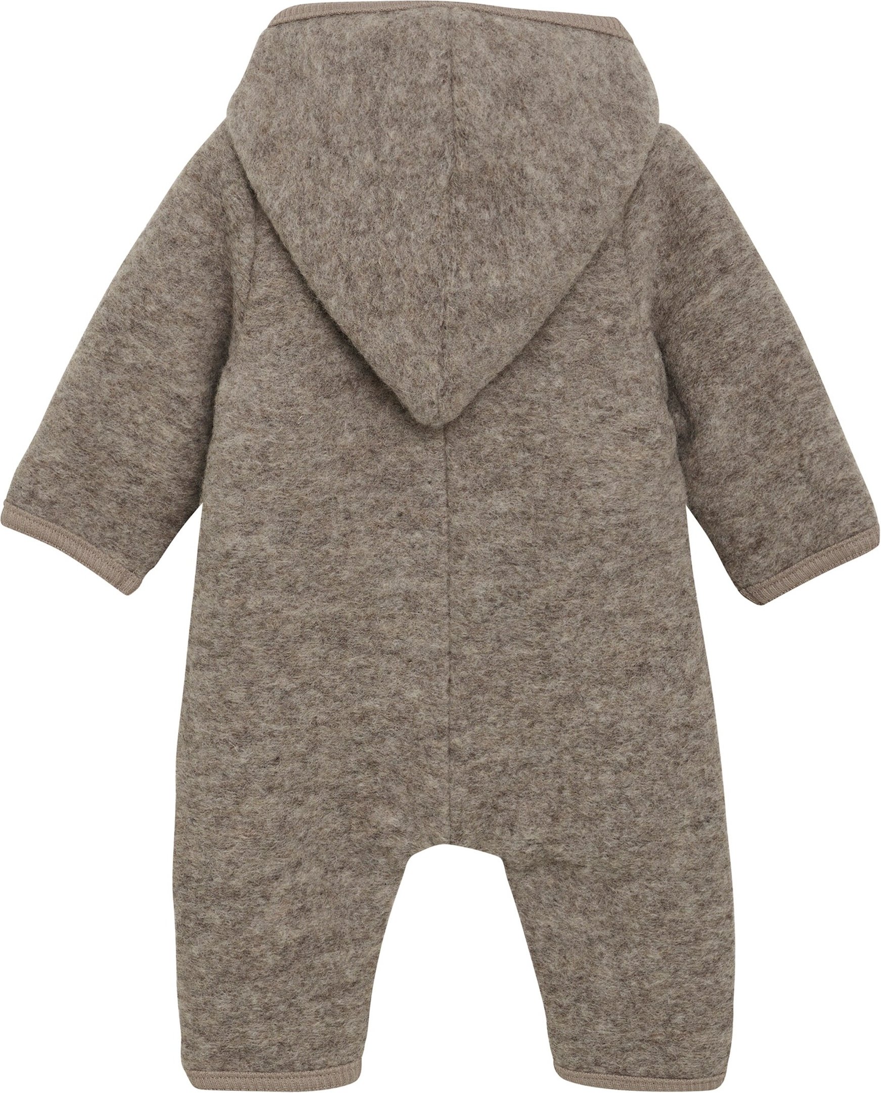 Huttelihut Wollwalk-Overall mit Kapuze