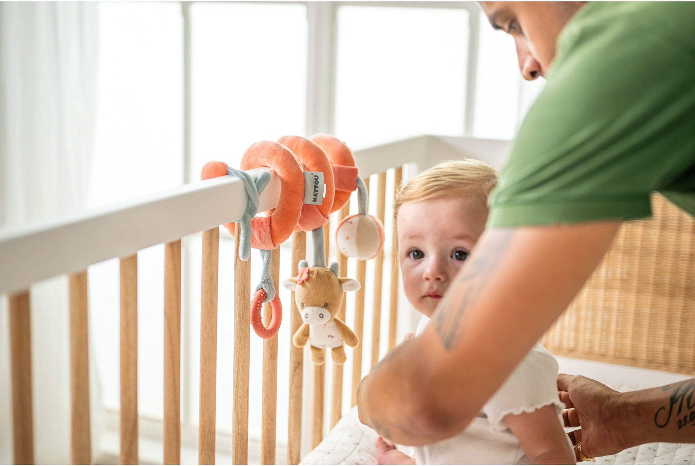 Nattou Spielspirale Kuh Mila