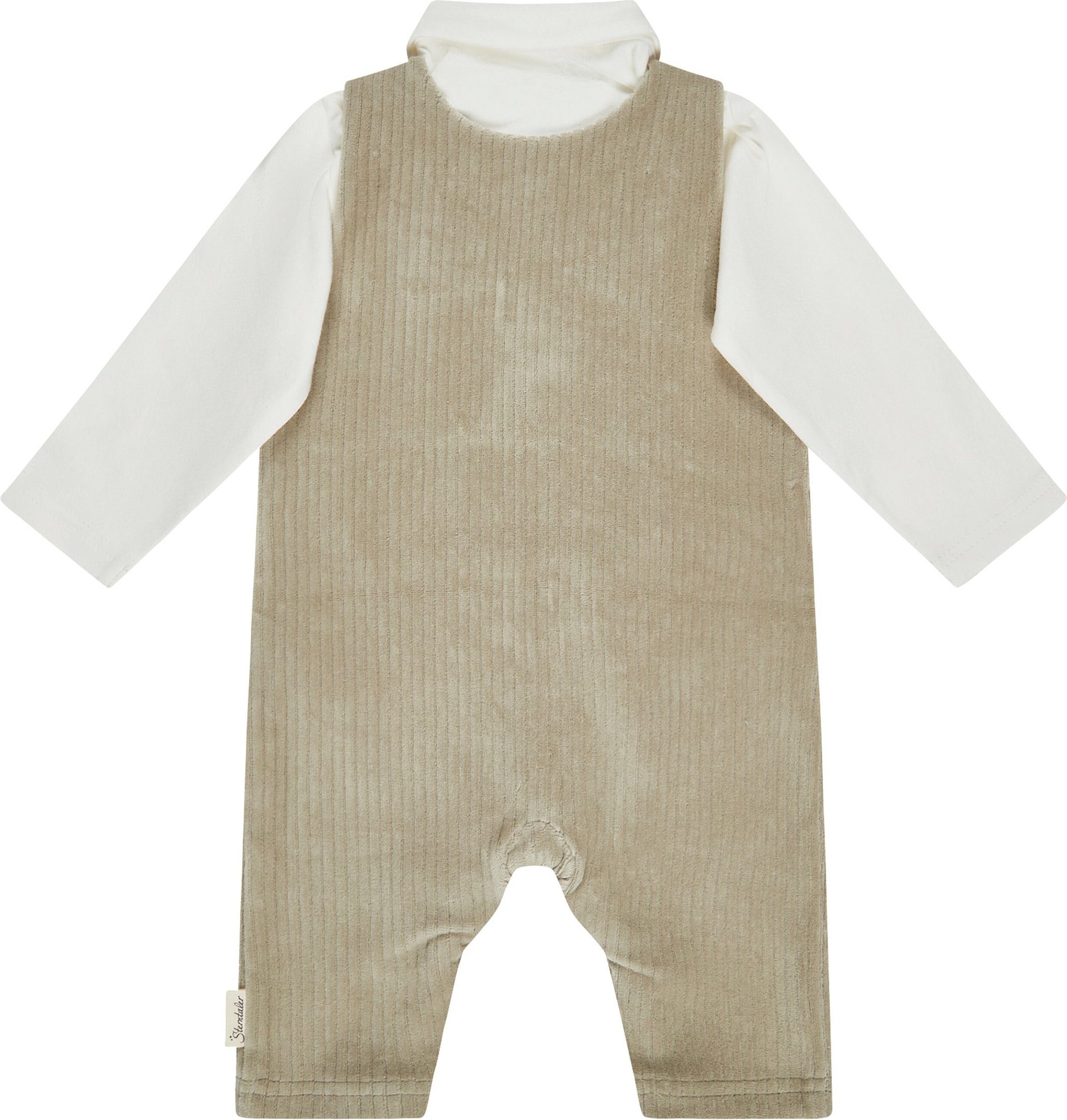 Sterntaler 2-tlg. Set Nicki-Latzhose und Shirt langarm Cordoptik