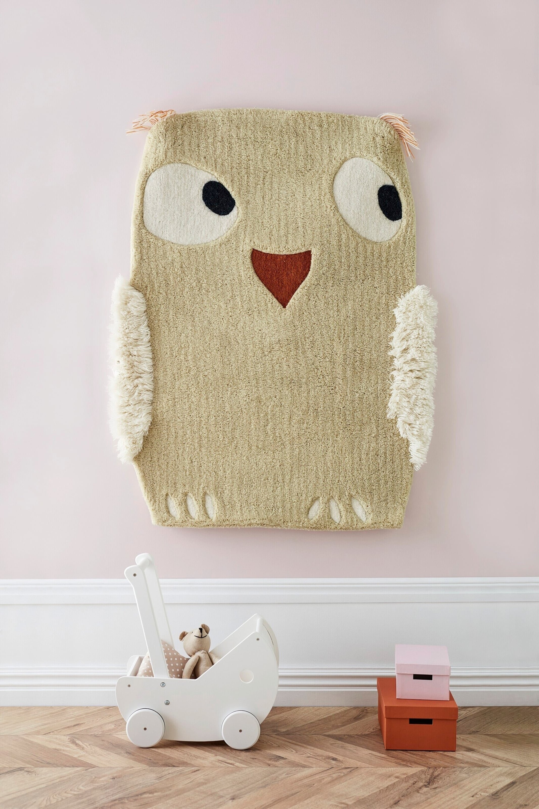 Kids Concept Teppich Eule Edvin grün