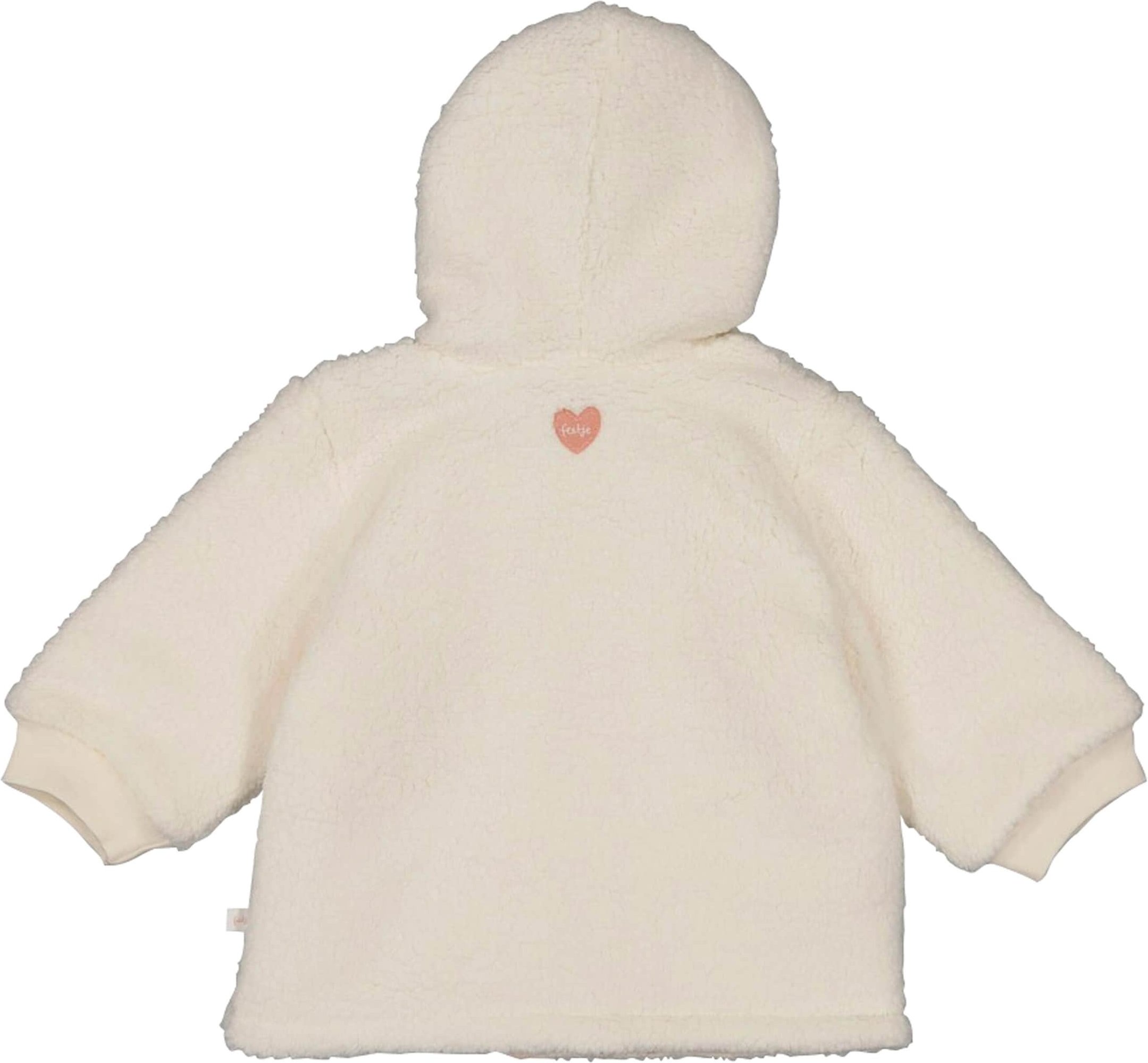 Feetje Plüschjacke mit Kapuze Blume