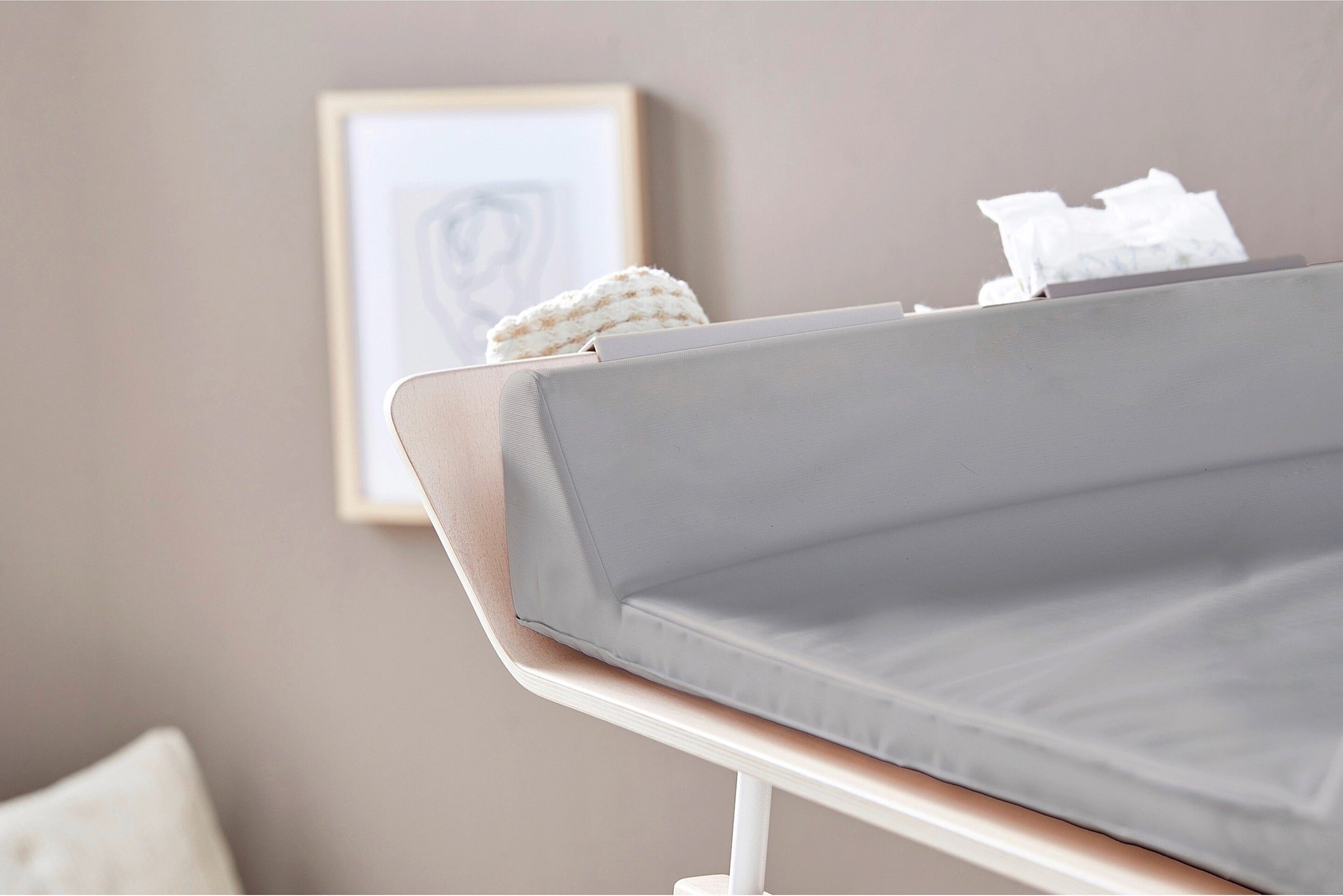 Rotho Babydesign Keilwickelauflage uni 50x70 cm