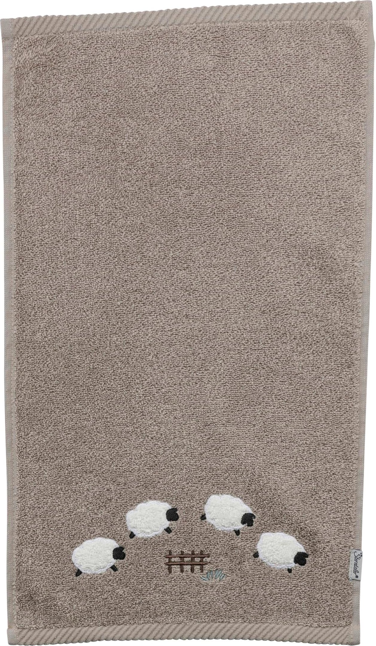 Sterntaler 2er-Pack Kinderhandtücher 50x30 cm beige | braun