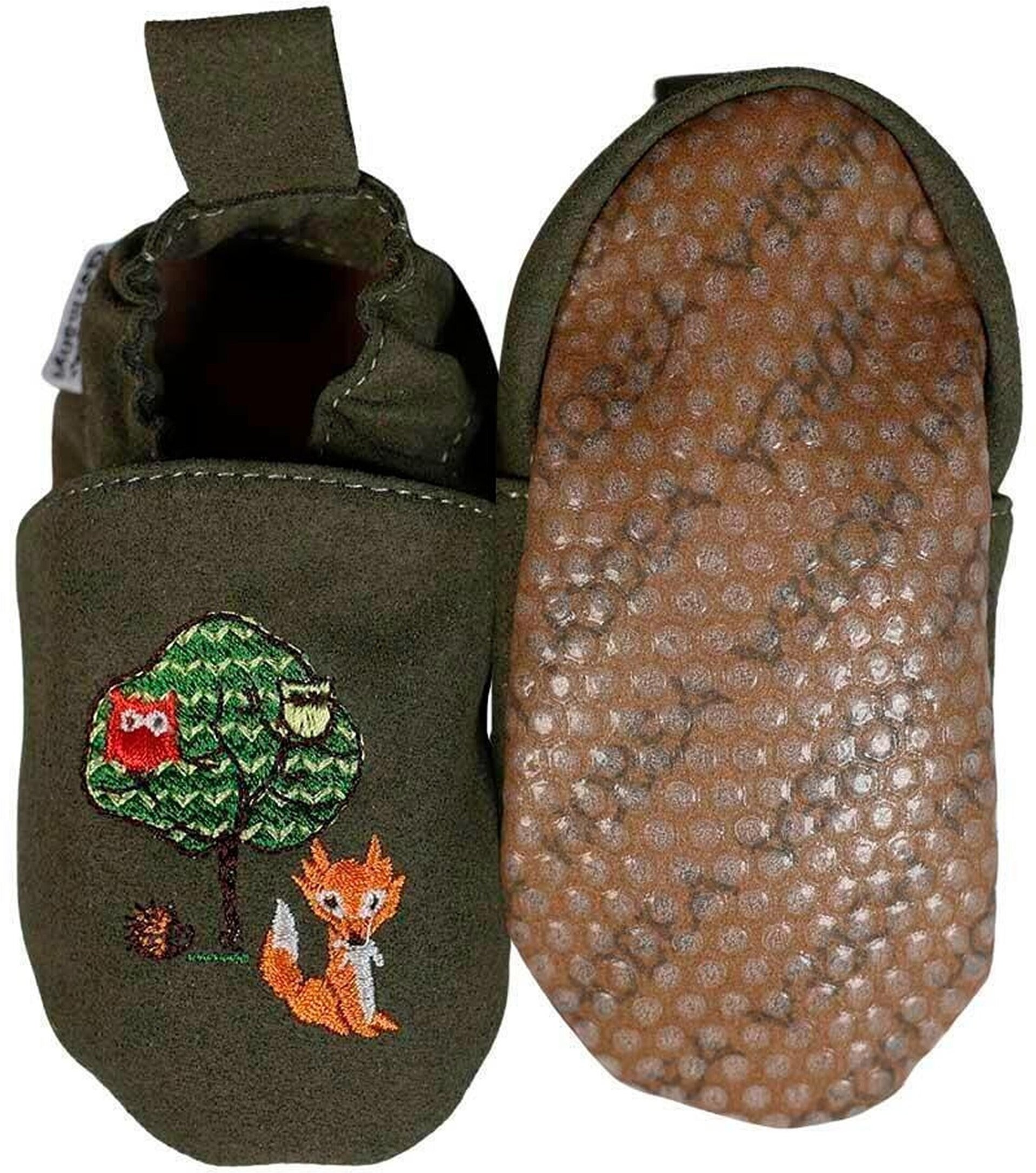 Hobea-Germany Kinderschuhe RecyStep Waldtiere grün