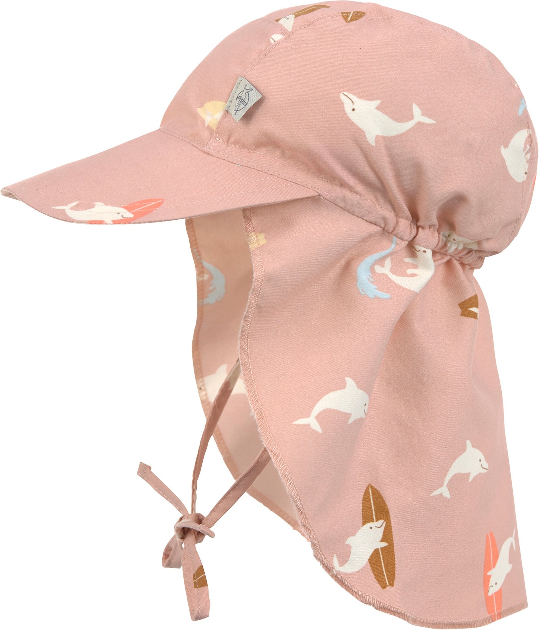 Lässig Schirmmütze mit Nacken- und UV-Schutz Delfine