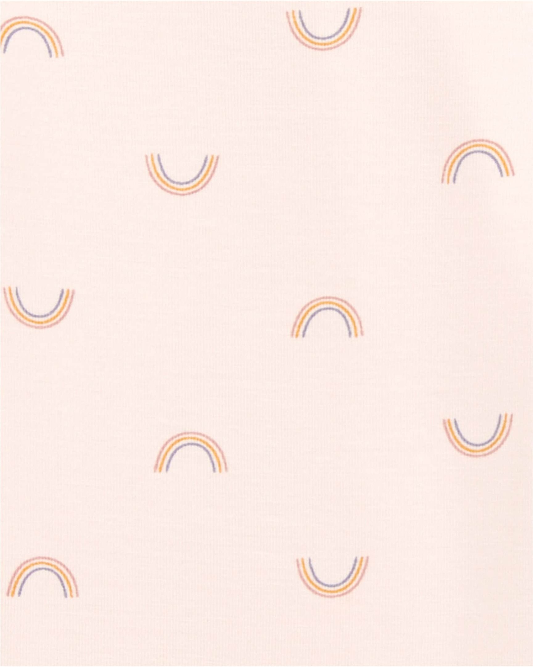 Carter's 2er-Pack Bodys langarm Regenbogen