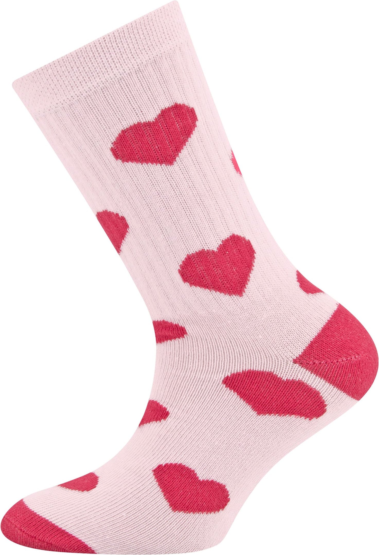 Ewers 3er-Pack Socken Rippqualität Herz Ringel