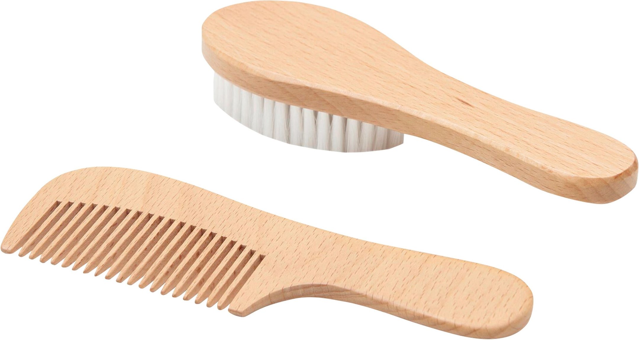 Bébé-Jou Kamm & Bürste aus Buchenholz
