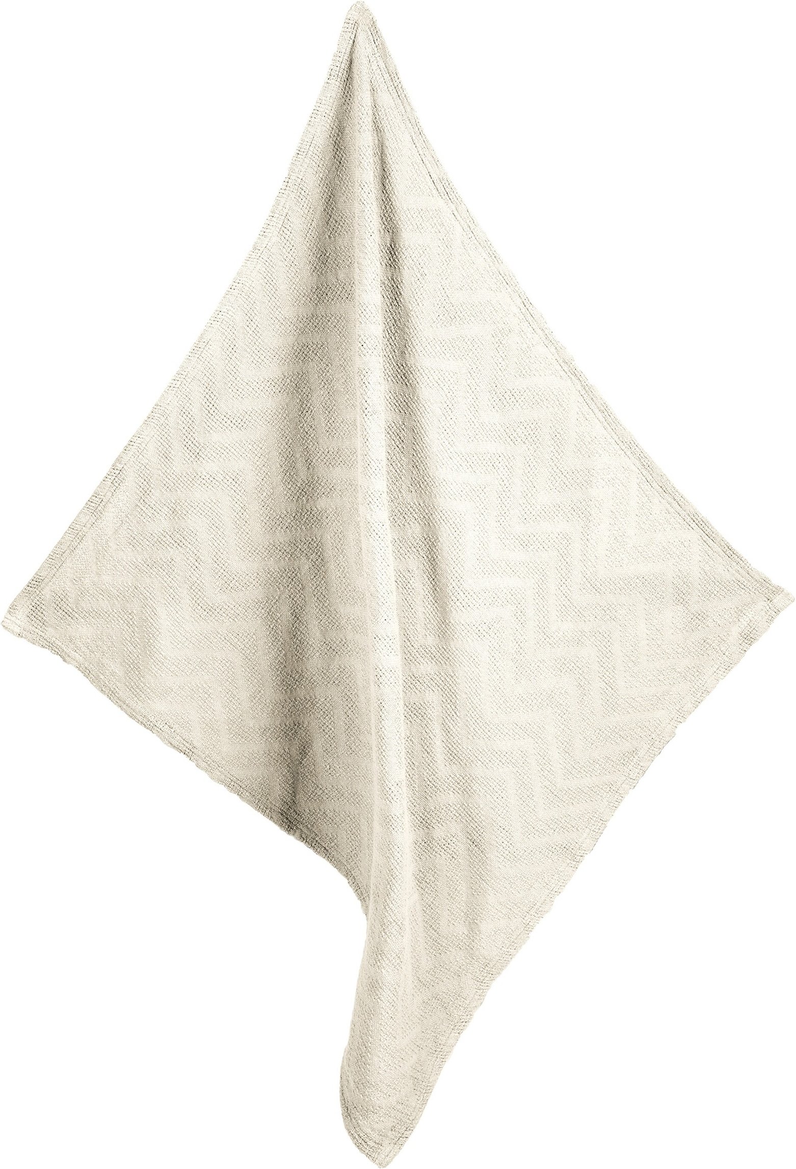 Roba Decke in Strickoptik 'Seashells' oyster