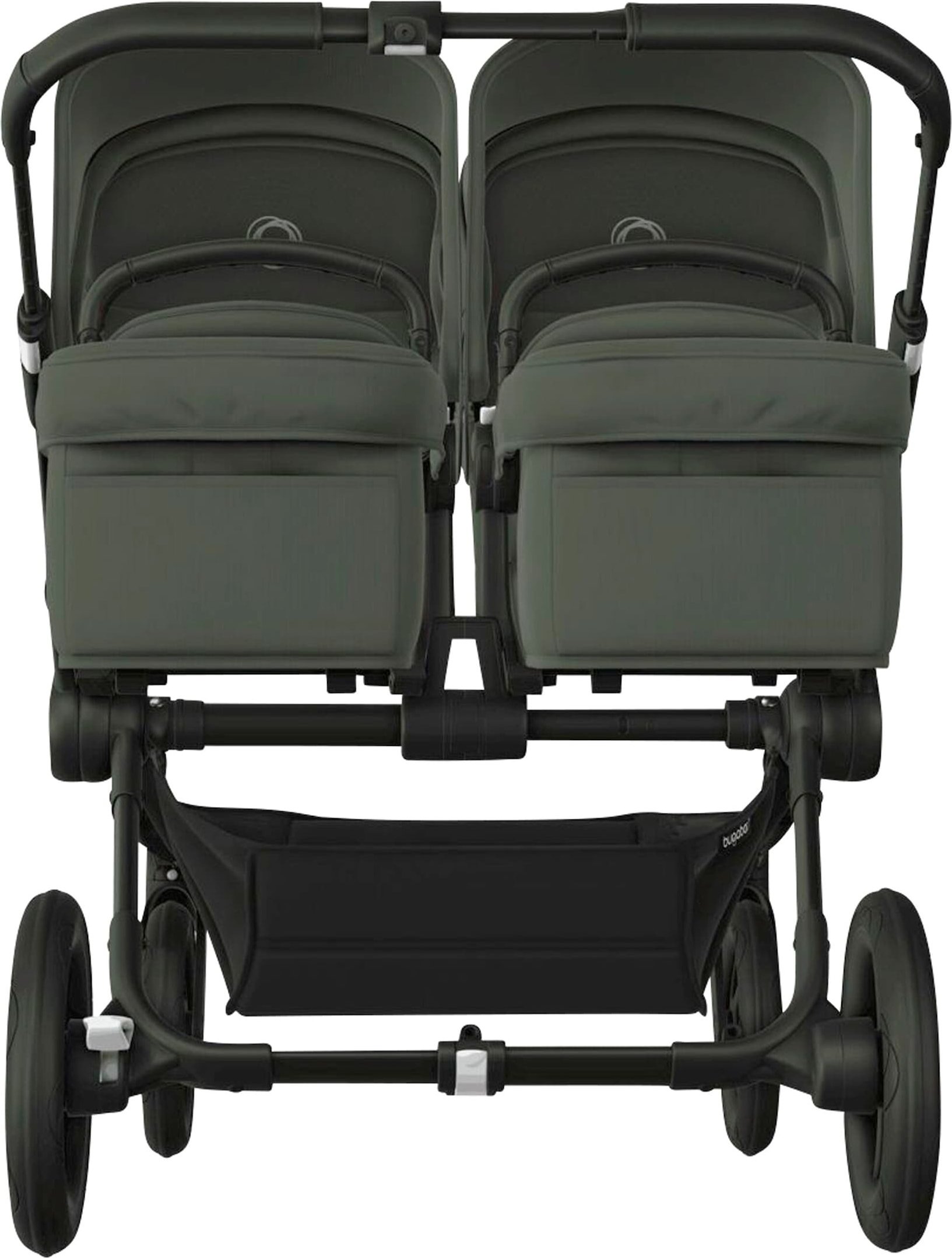 Bugaboo Donkey 5 Zwillings- und Kinderwagen Geschwisterwagen Bundle Twin gruen