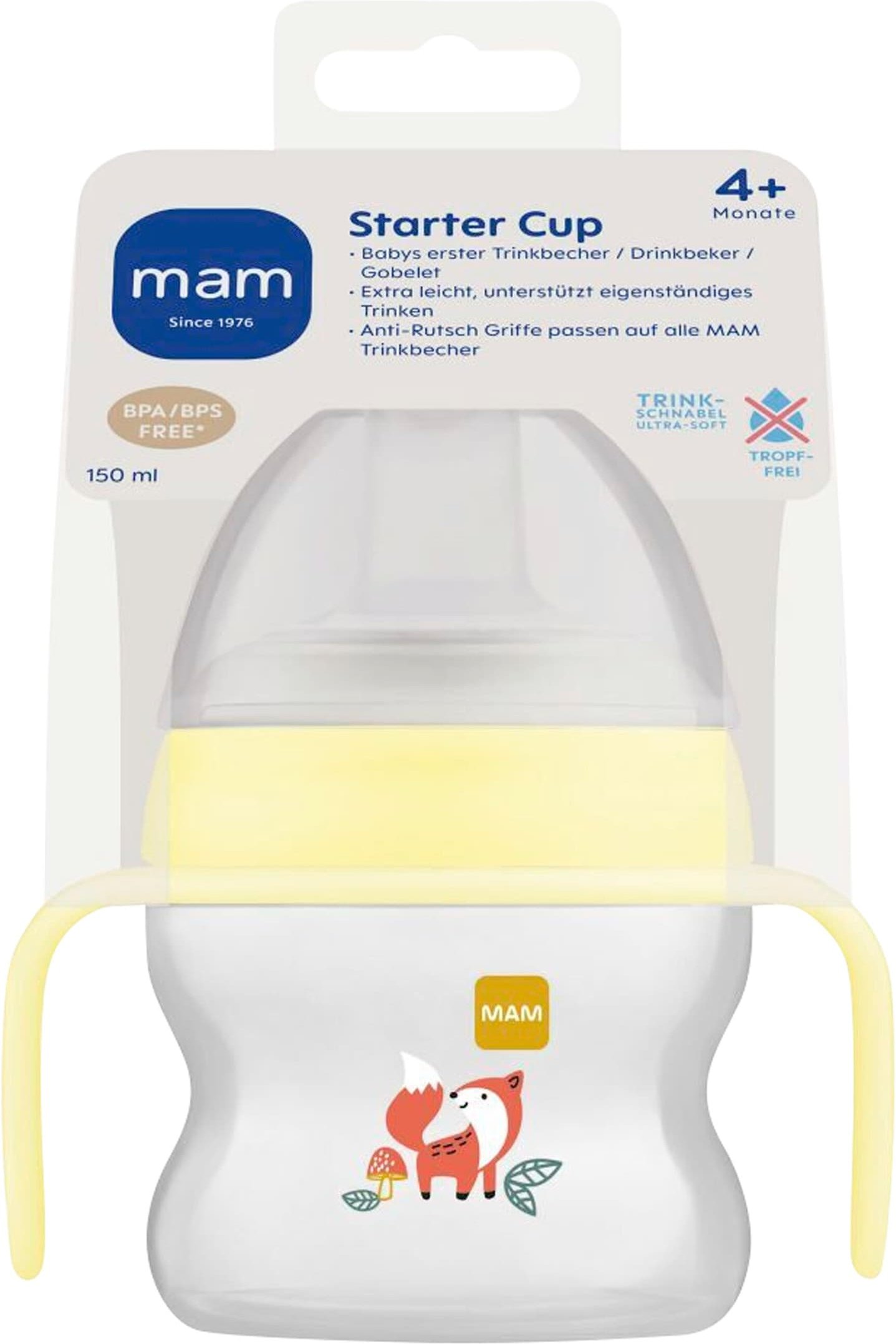 Mam Trinklernflasche mit Griffen Starter Cup, 150ml, ab 4M