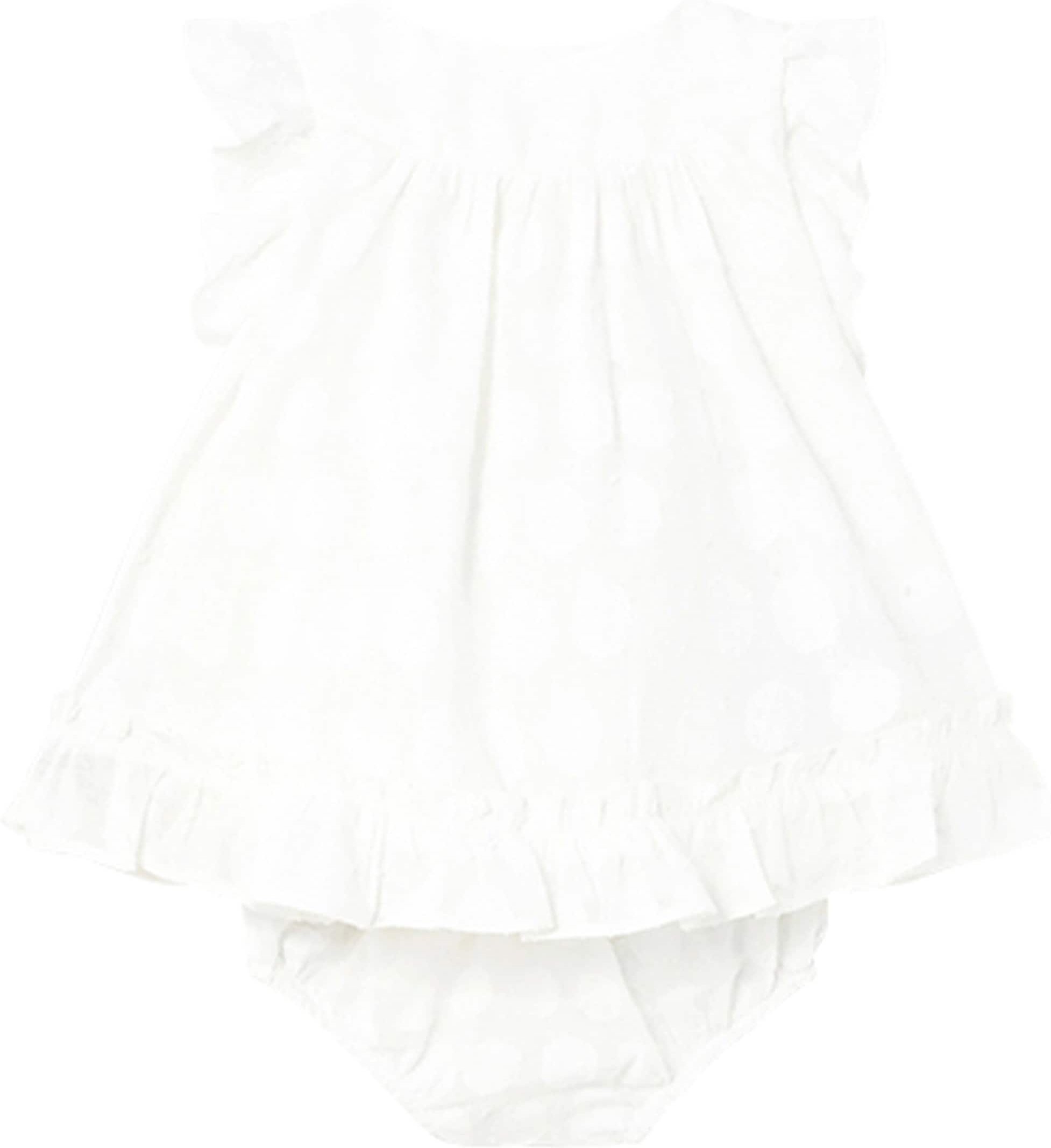 Mayoral Webkleid Flügelarm Punkte Rüschen