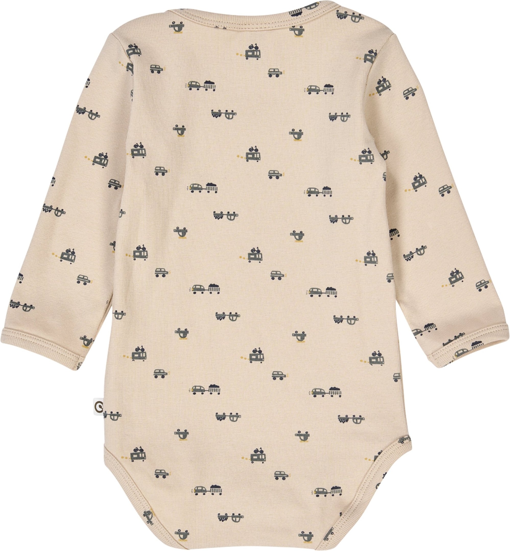 Müsli Body langarm Autos Rippqualität