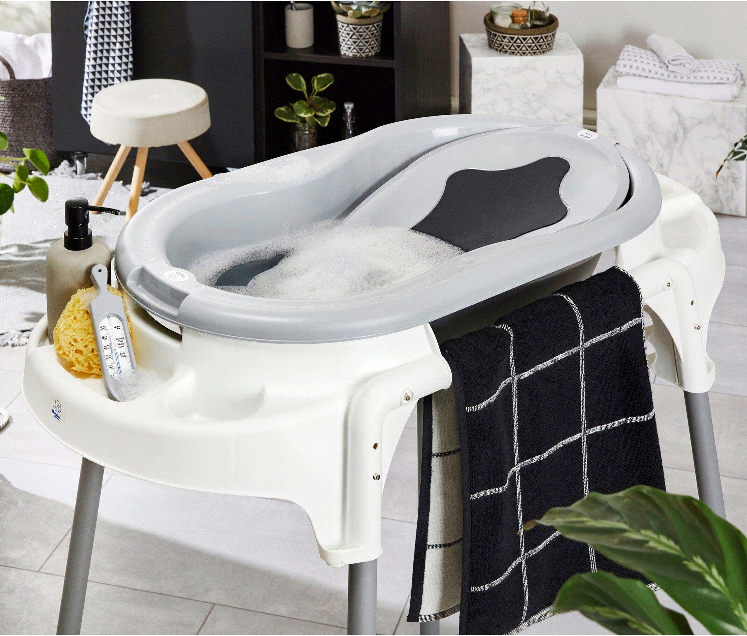 Rotho Babydesign 4-tlg. Badewannen-Set TOP Badestation