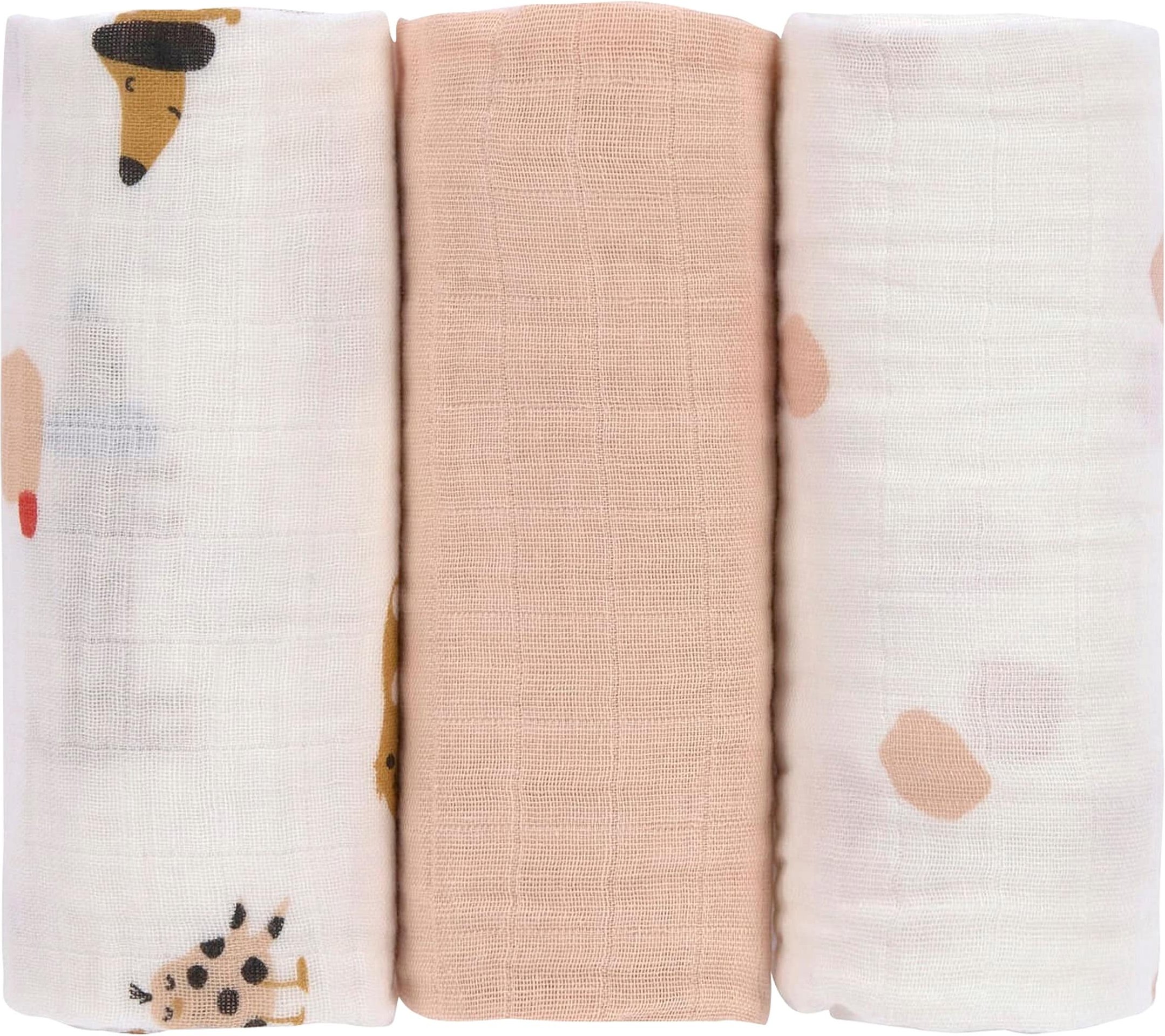 Lässig 3er-Pack Mullwindeln 60x60 cm