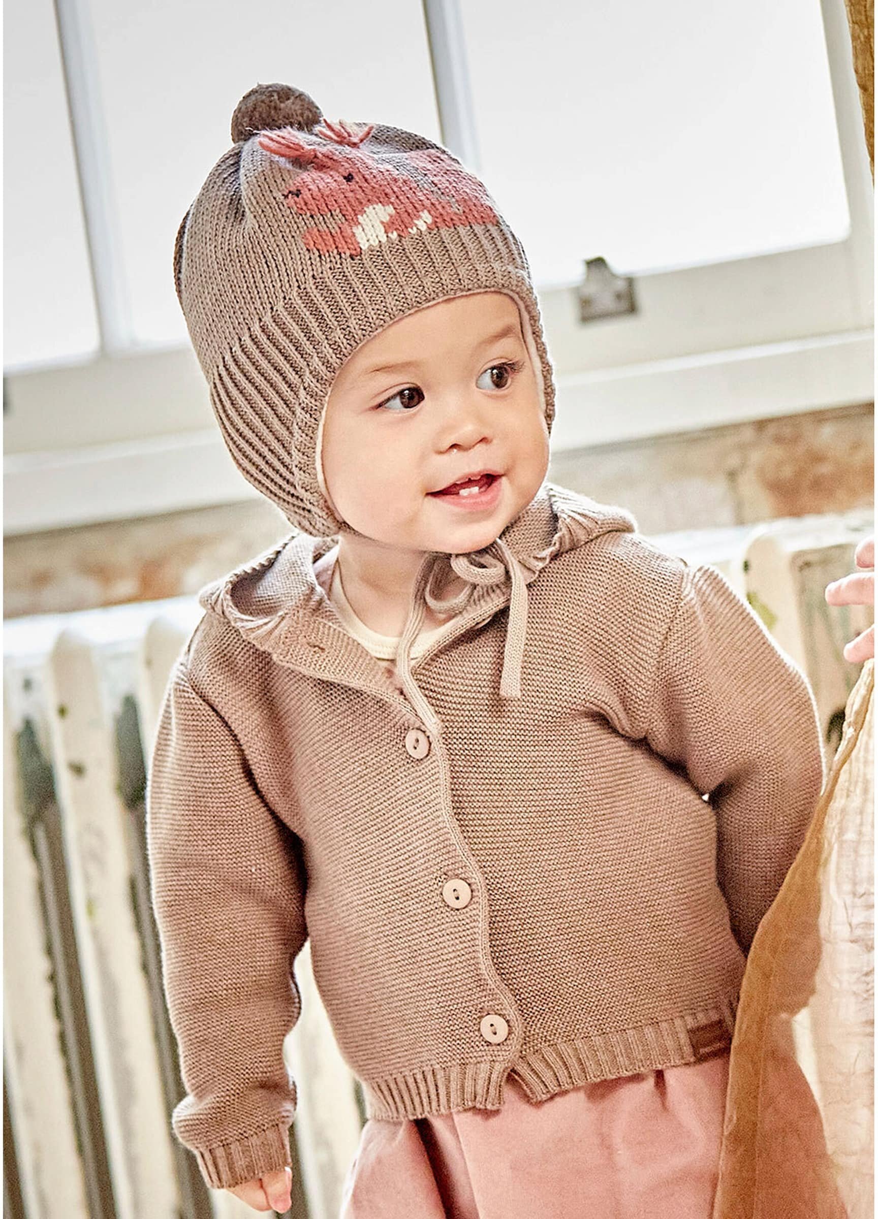 Maximo Strickjacke mit Kapuze