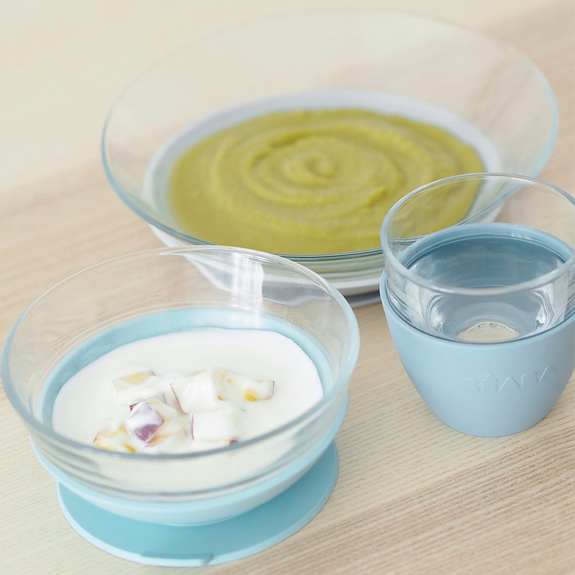 Beaba 3-tlg. Esslernset Glas