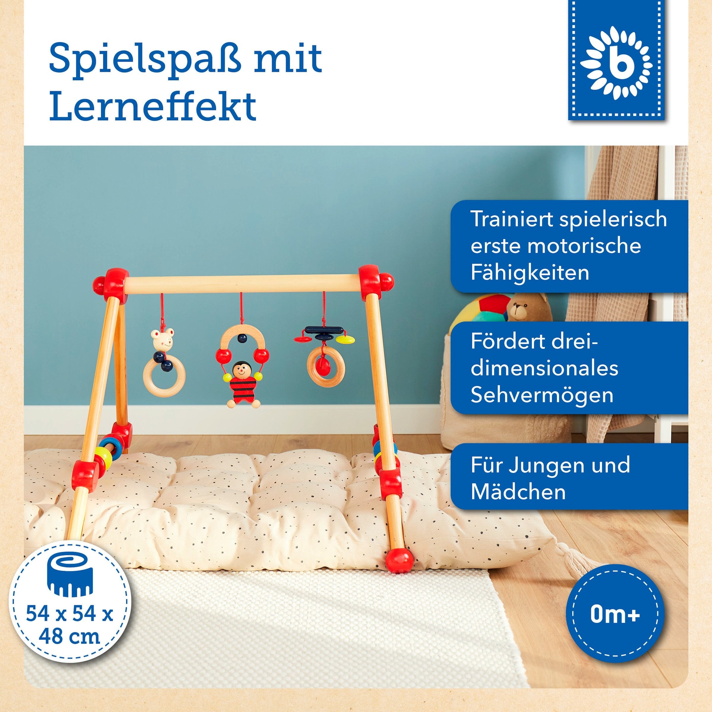 Bieco Spielbogen aus Holz Babys