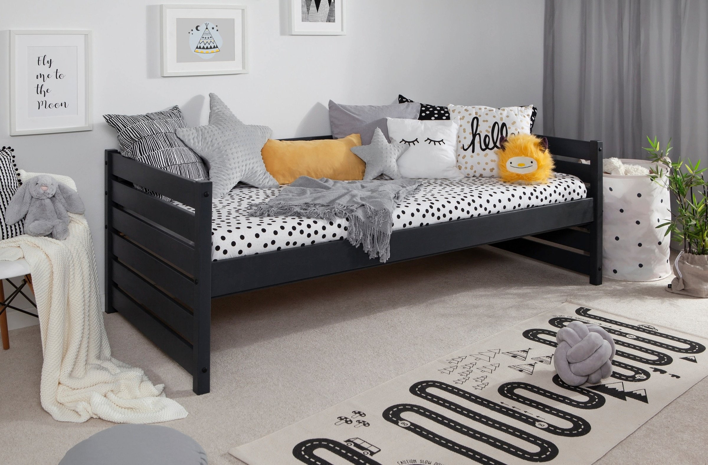 Ticaa Sofabett Naomi 90x200, Kiefer massiv