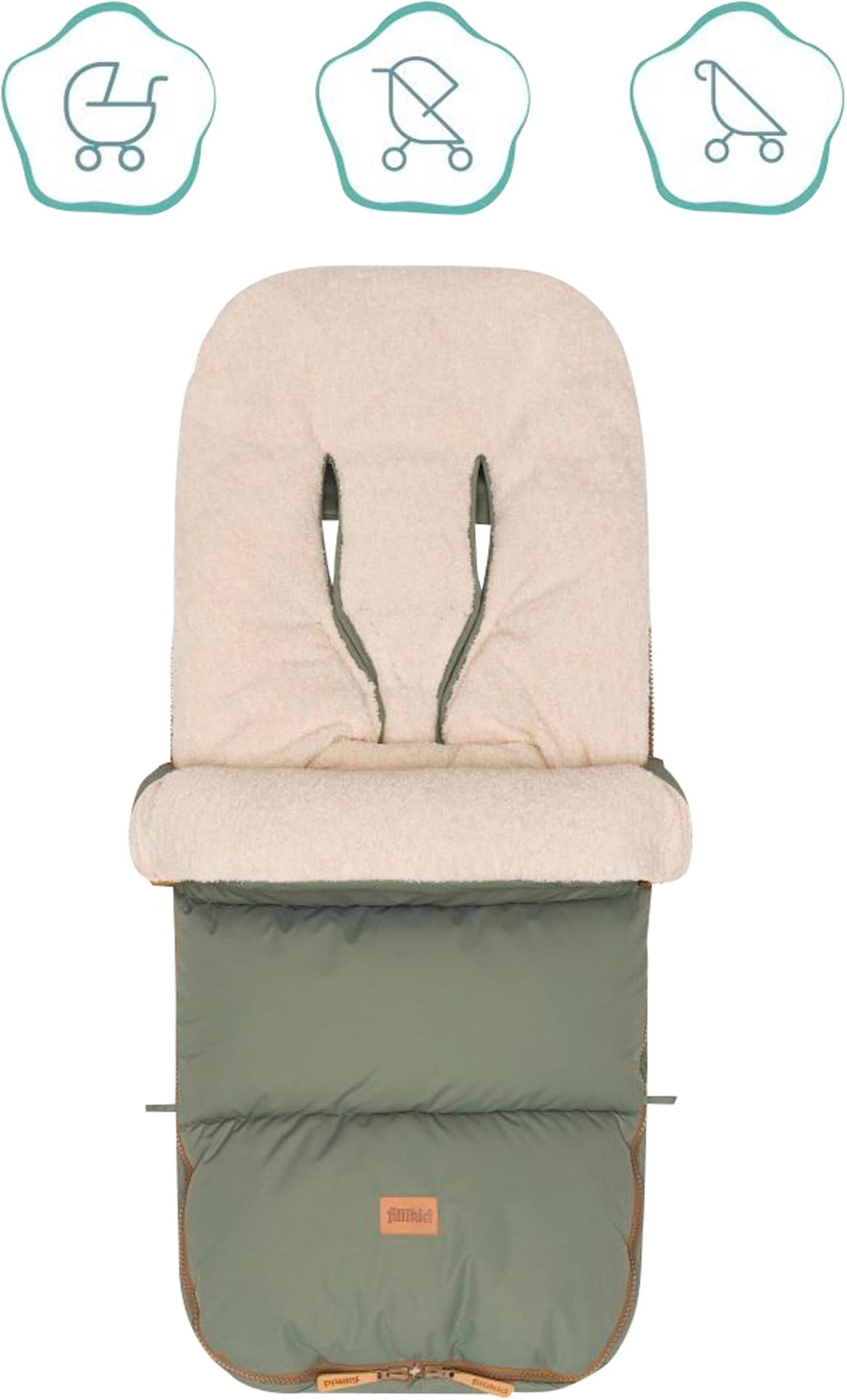 Fillikid Winterfußsack Kinley Teddy schwarz