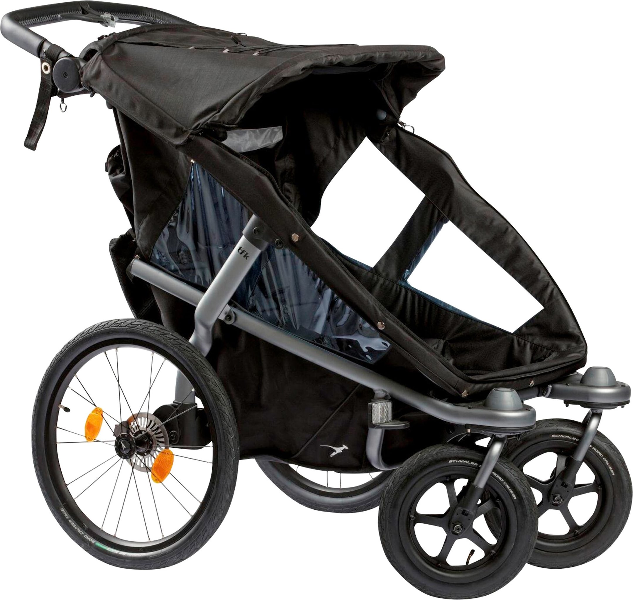 Thumbnail - Tfk Fahrradanhänger Velo inkl. Deichsel schwarz