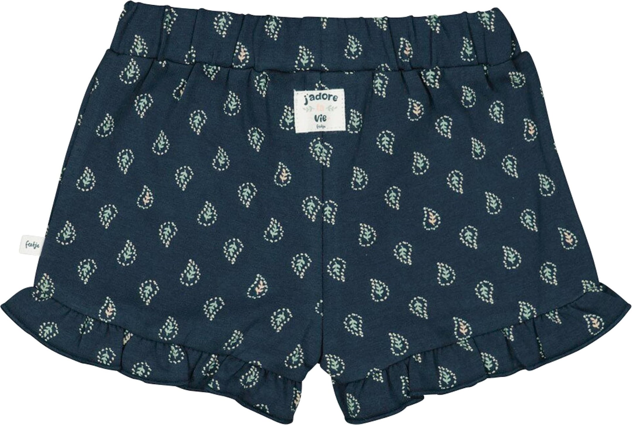 Feetje Krepp-Hosenrock Paisley Volant